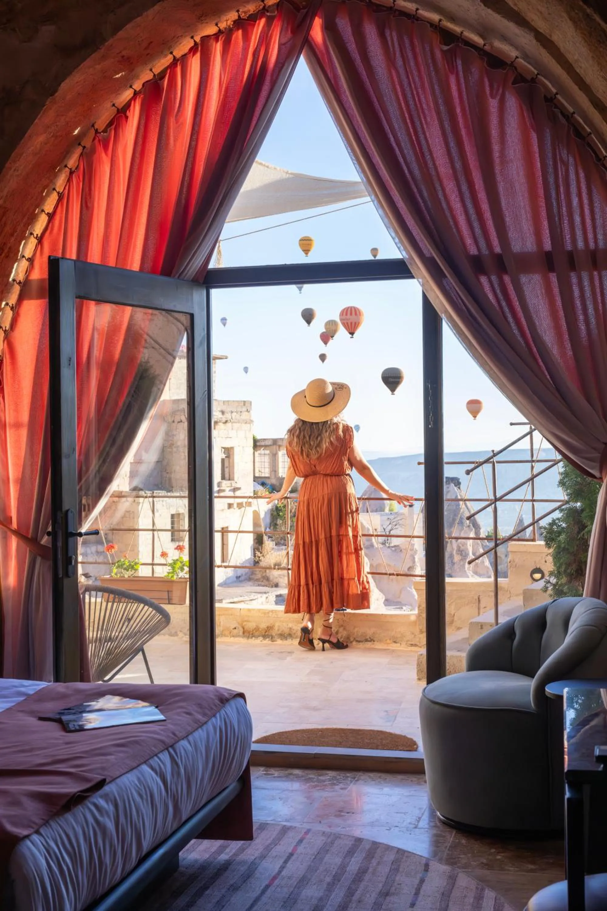 Patio in Very Peri Cappadocia - The Lifestyle Luxury Design Hotel