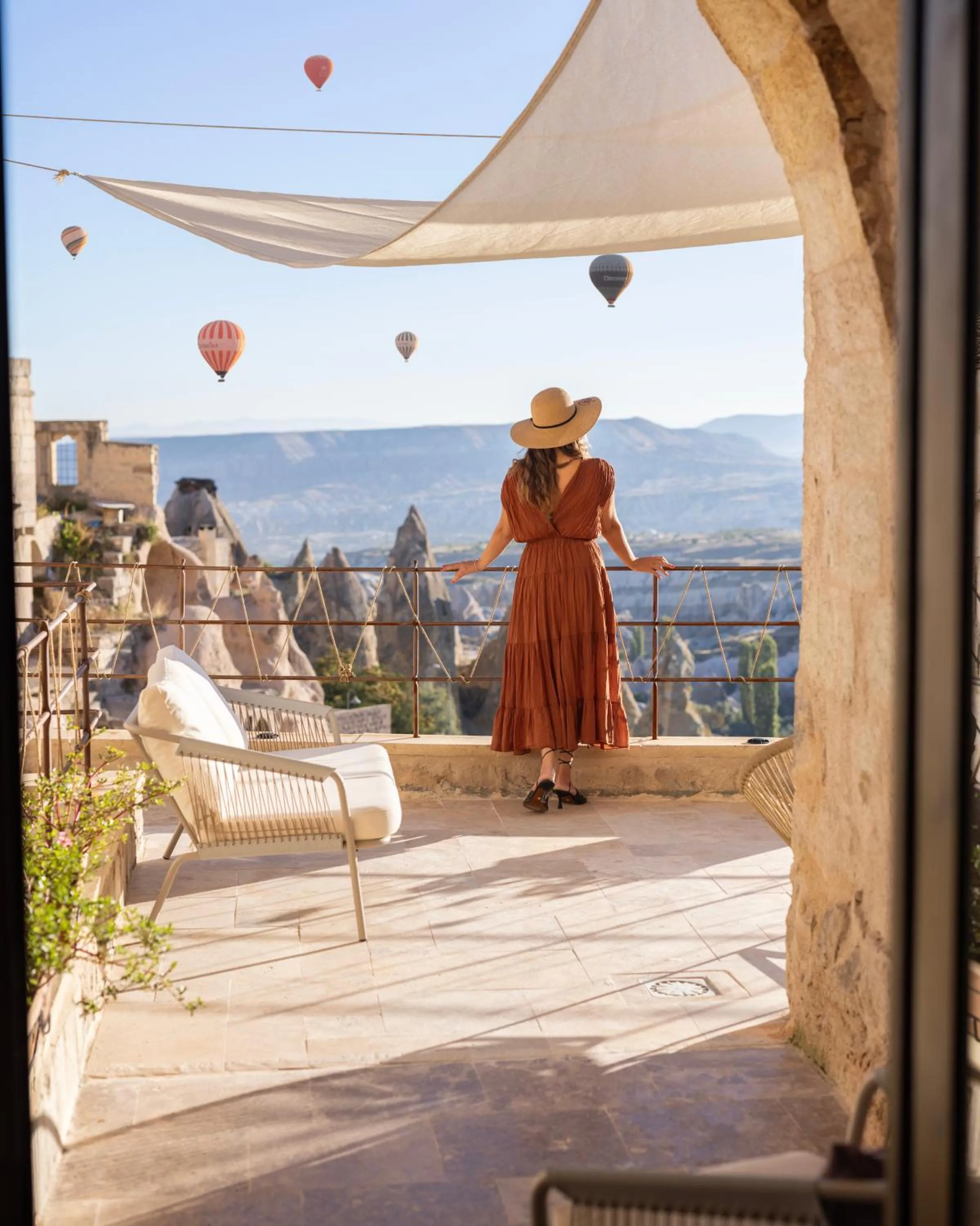 Patio in Very Peri Cappadocia - The Lifestyle Luxury Design Hotel