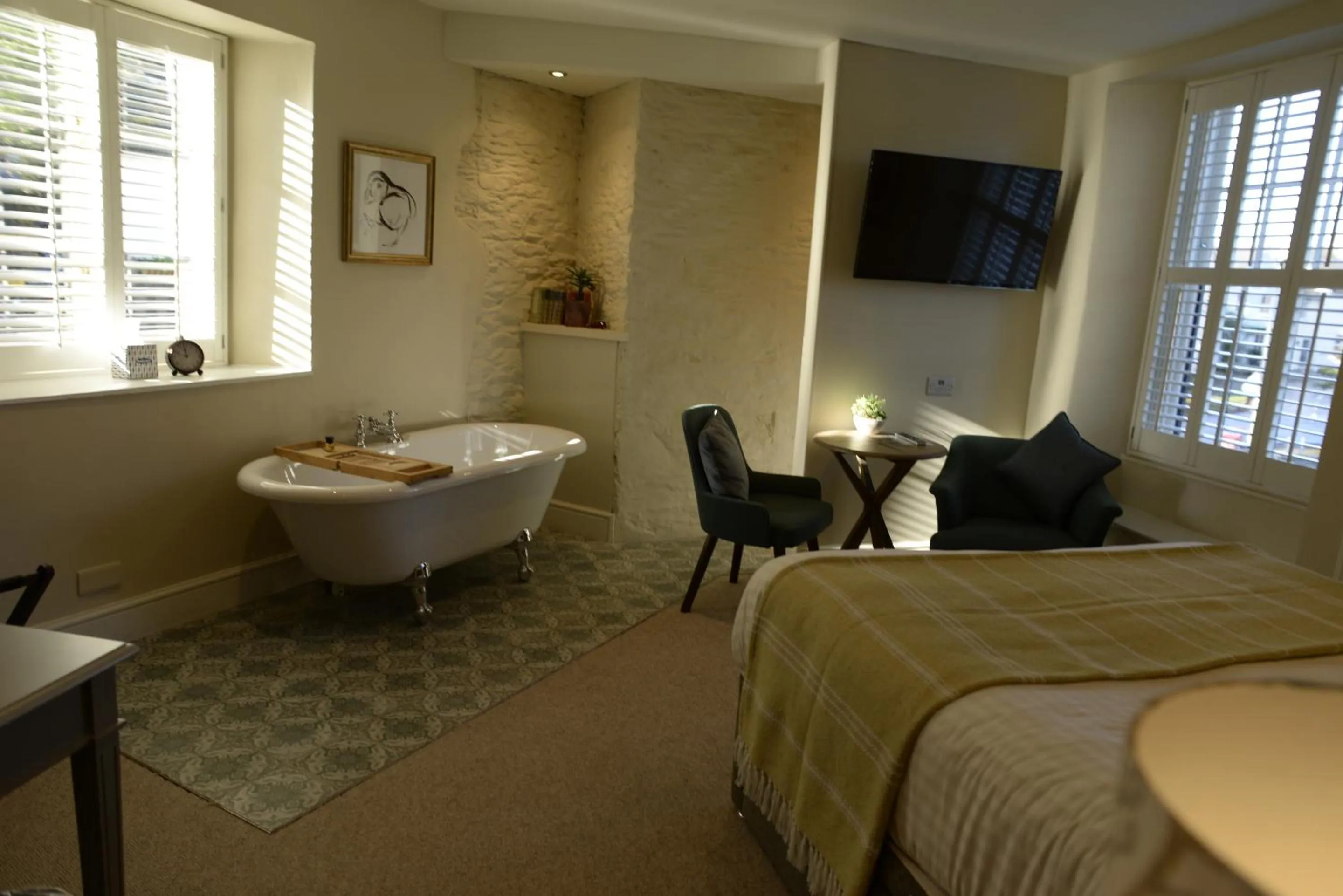 Bedroom, Bed in The Steam Packet Inn