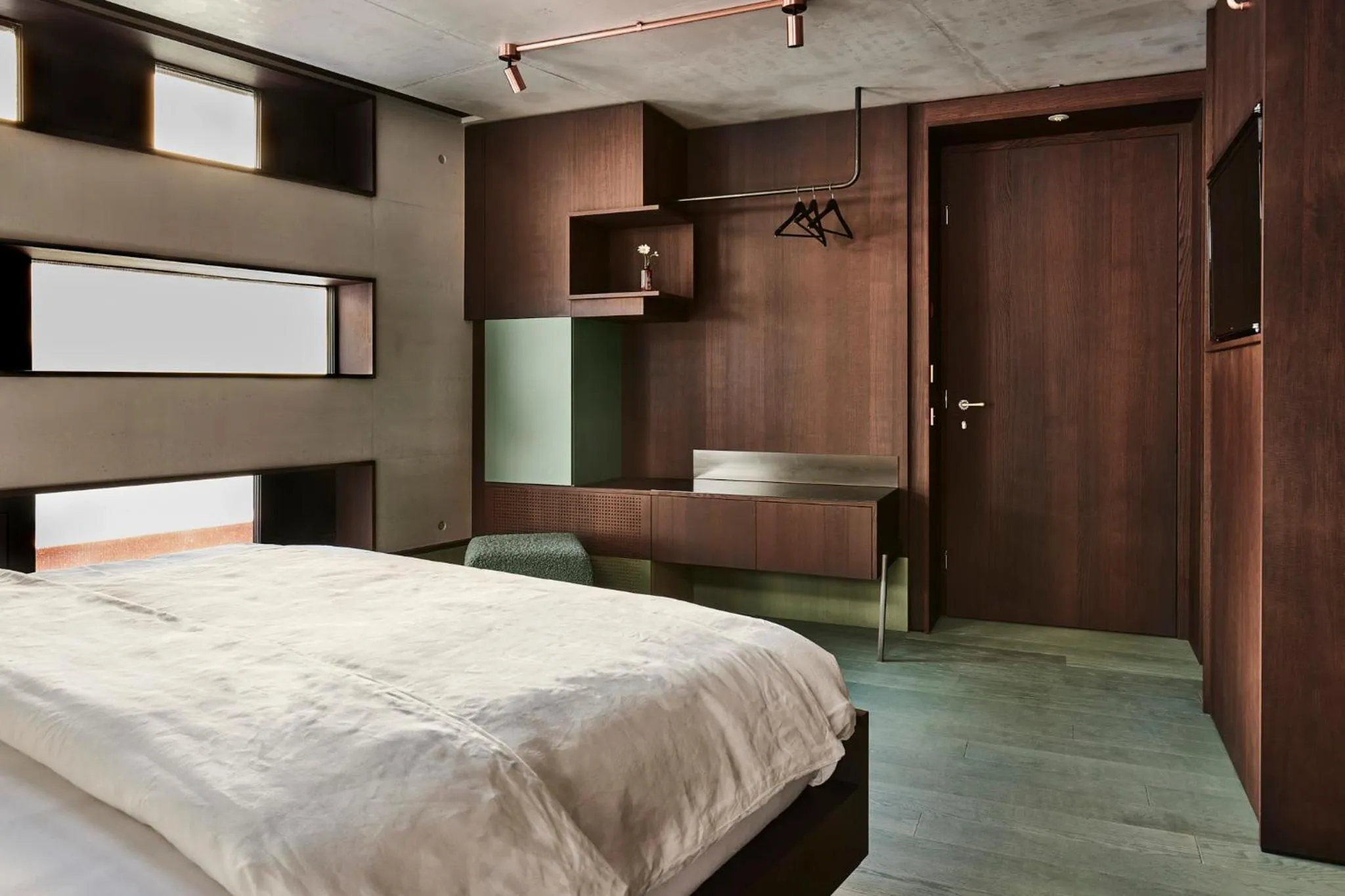 Photo of the whole room, Bed in Boutique Hotel Badhaus