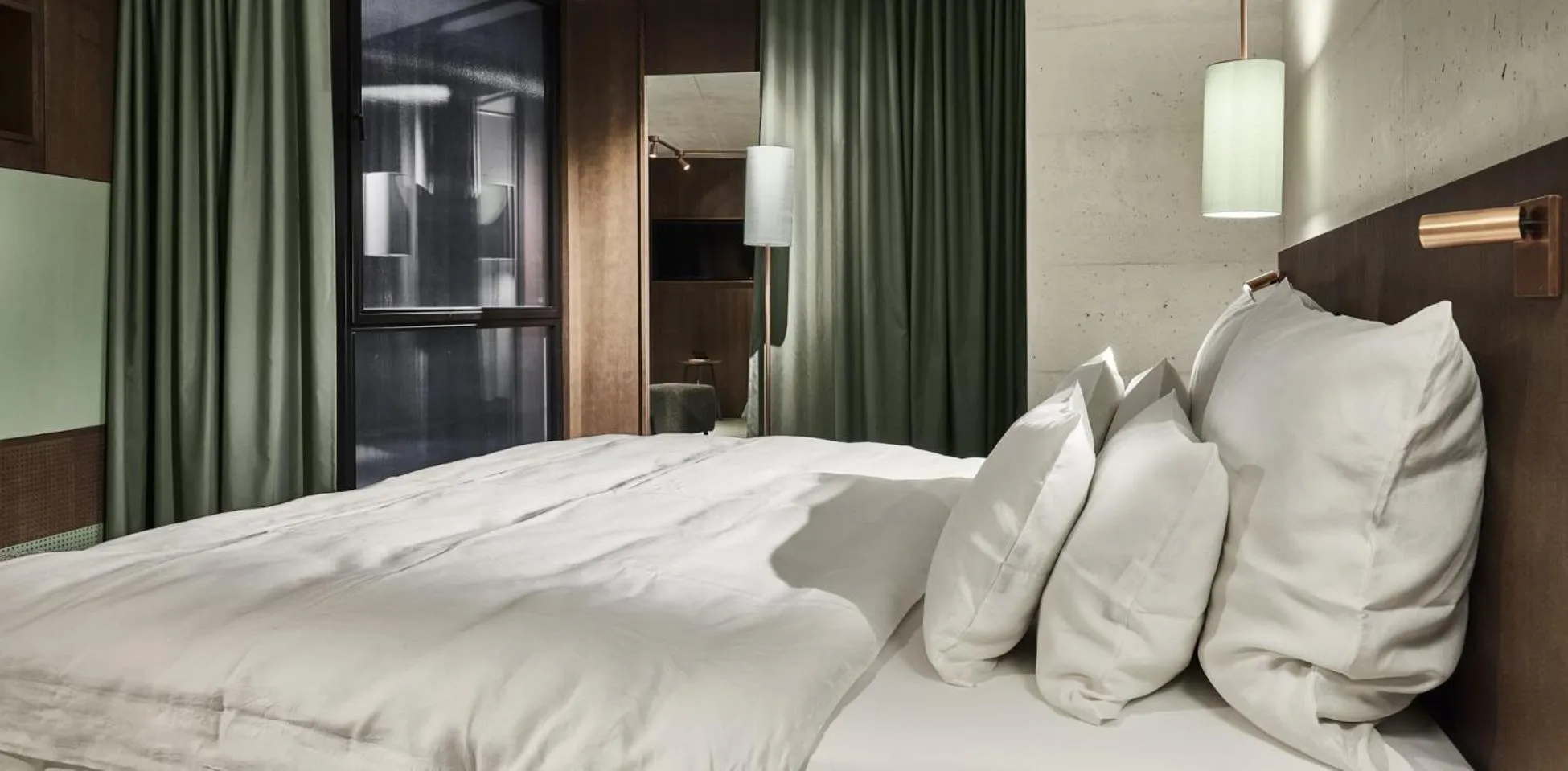 Photo of the whole room, Bed in Boutique Hotel Badhaus