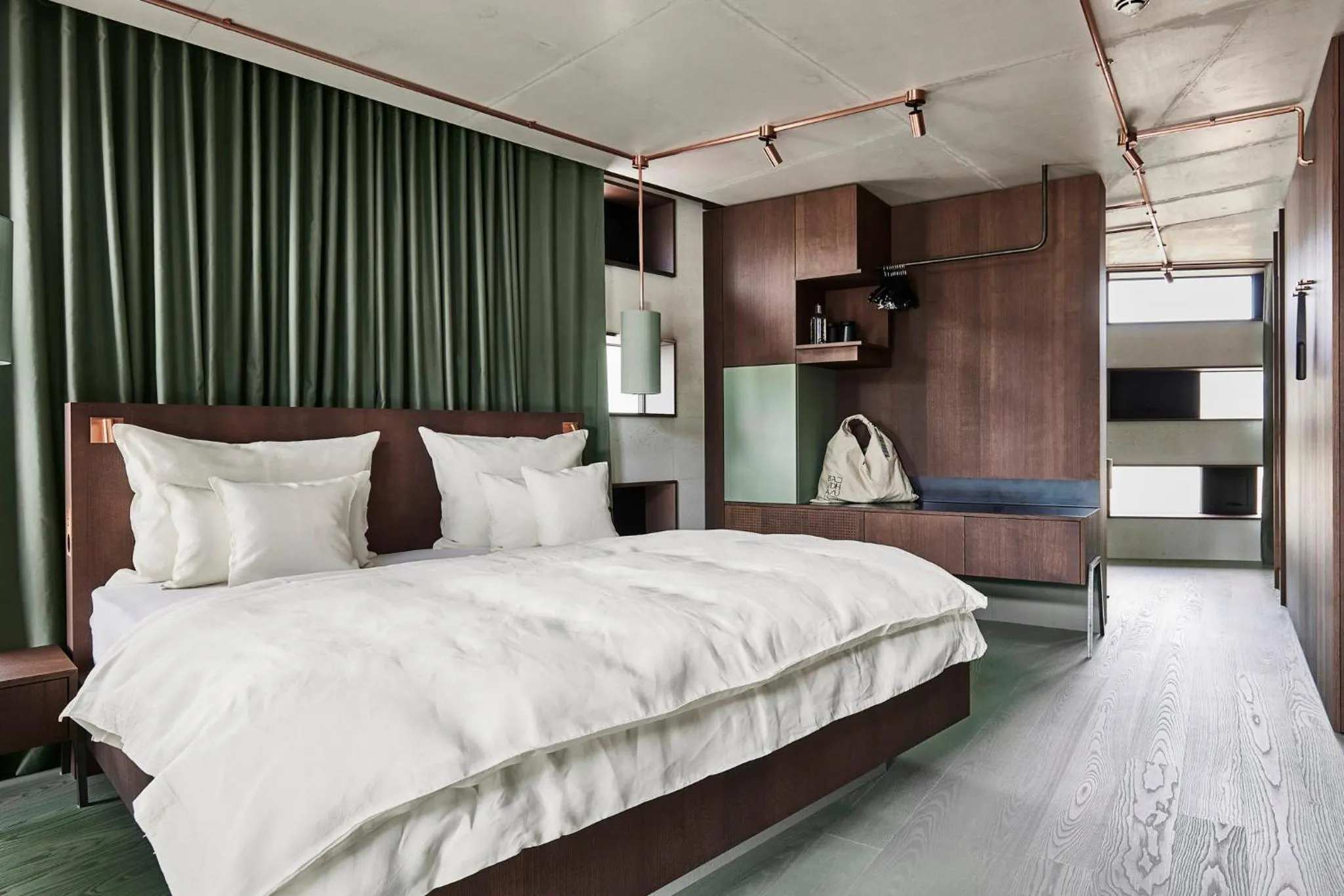 Photo of the whole room, Bed in Boutique Hotel Badhaus