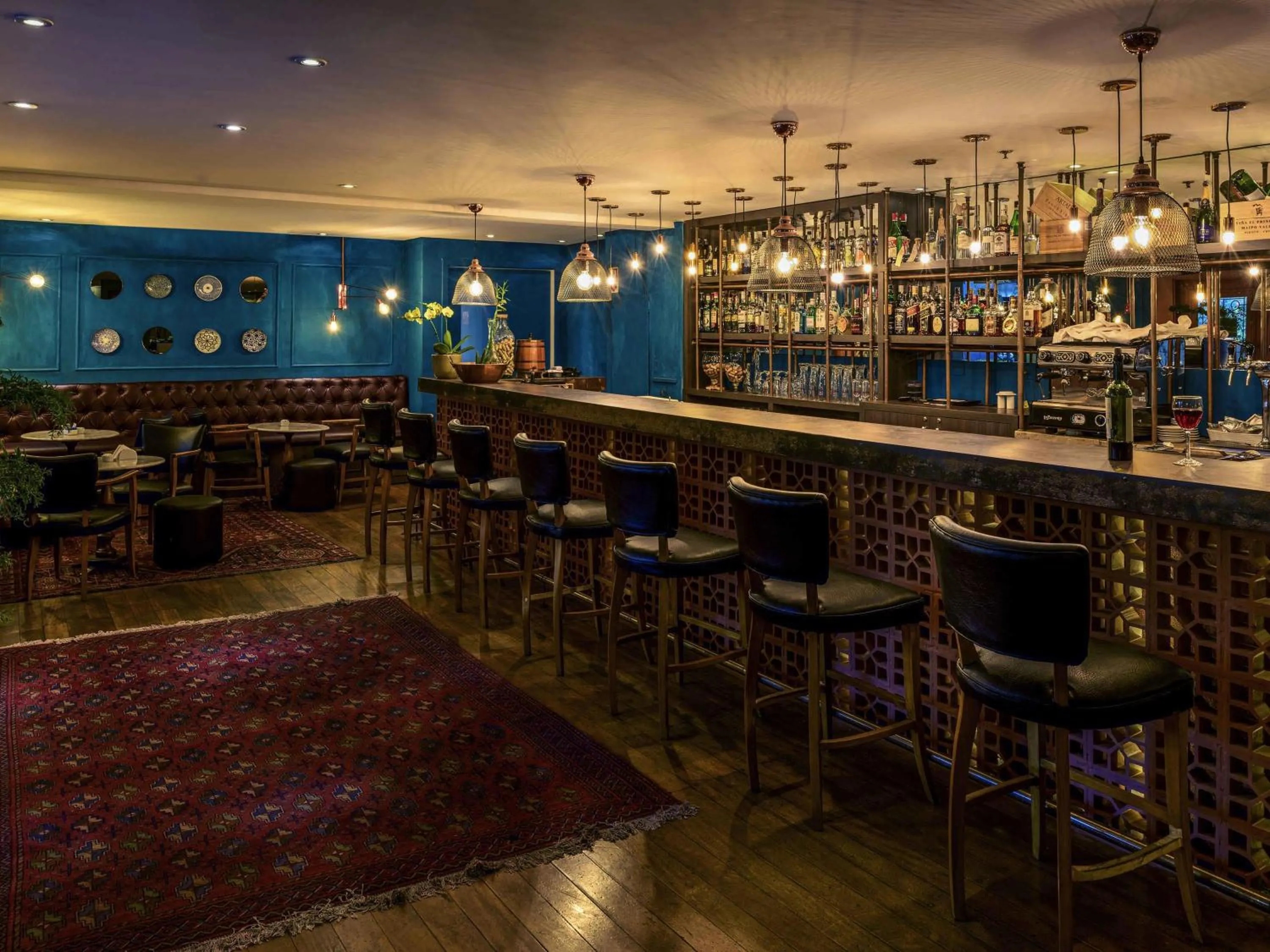 Lounge or bar in Mercure Sao Paulo Moema Times Square