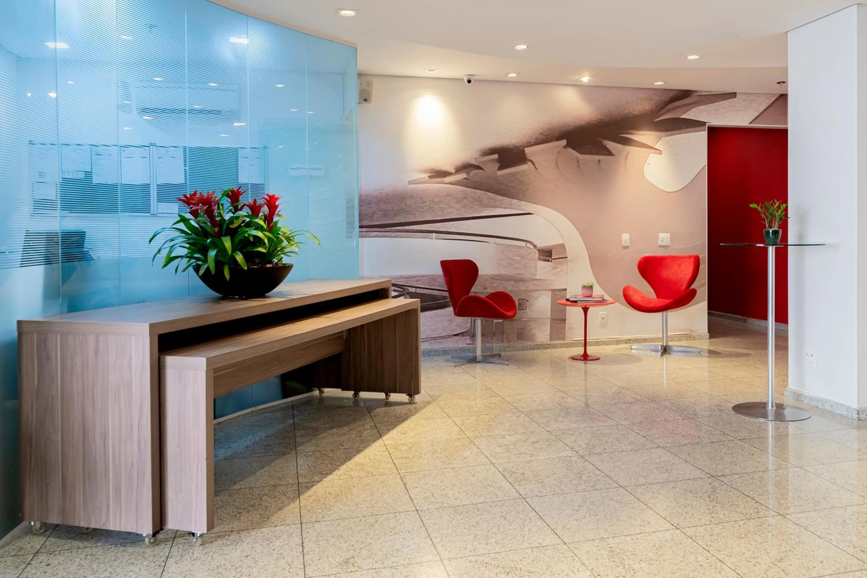 Seating area in Mercure Sao Paulo Moema Times Square