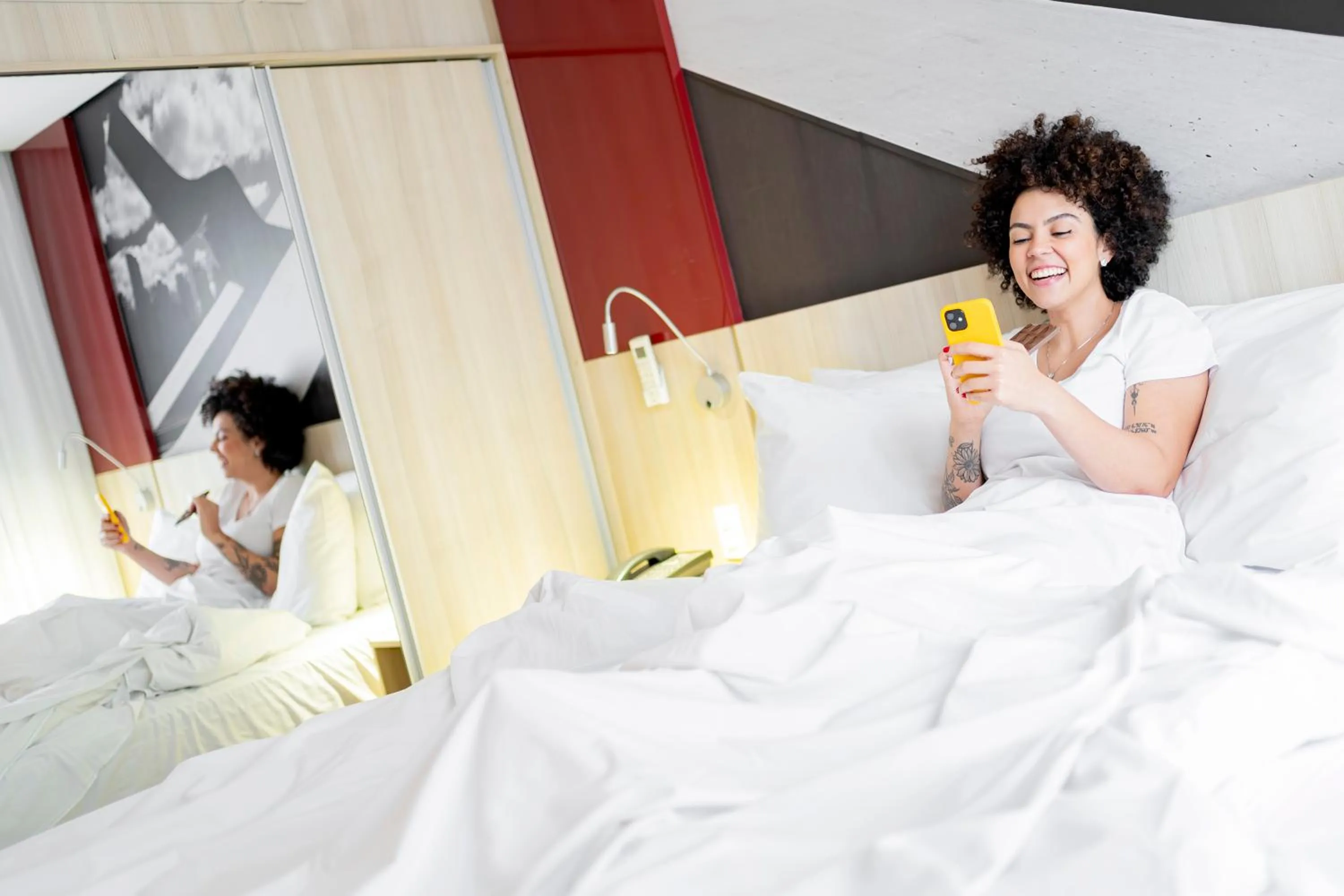 Bed in Mercure Sao Paulo Moema Times Square