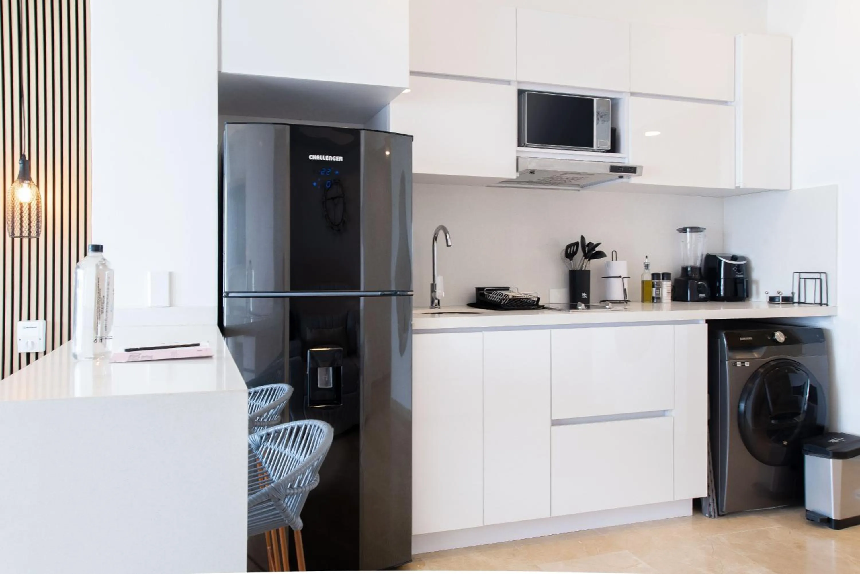 Kitchen or kitchenette in Wynwood Cartagena Beach