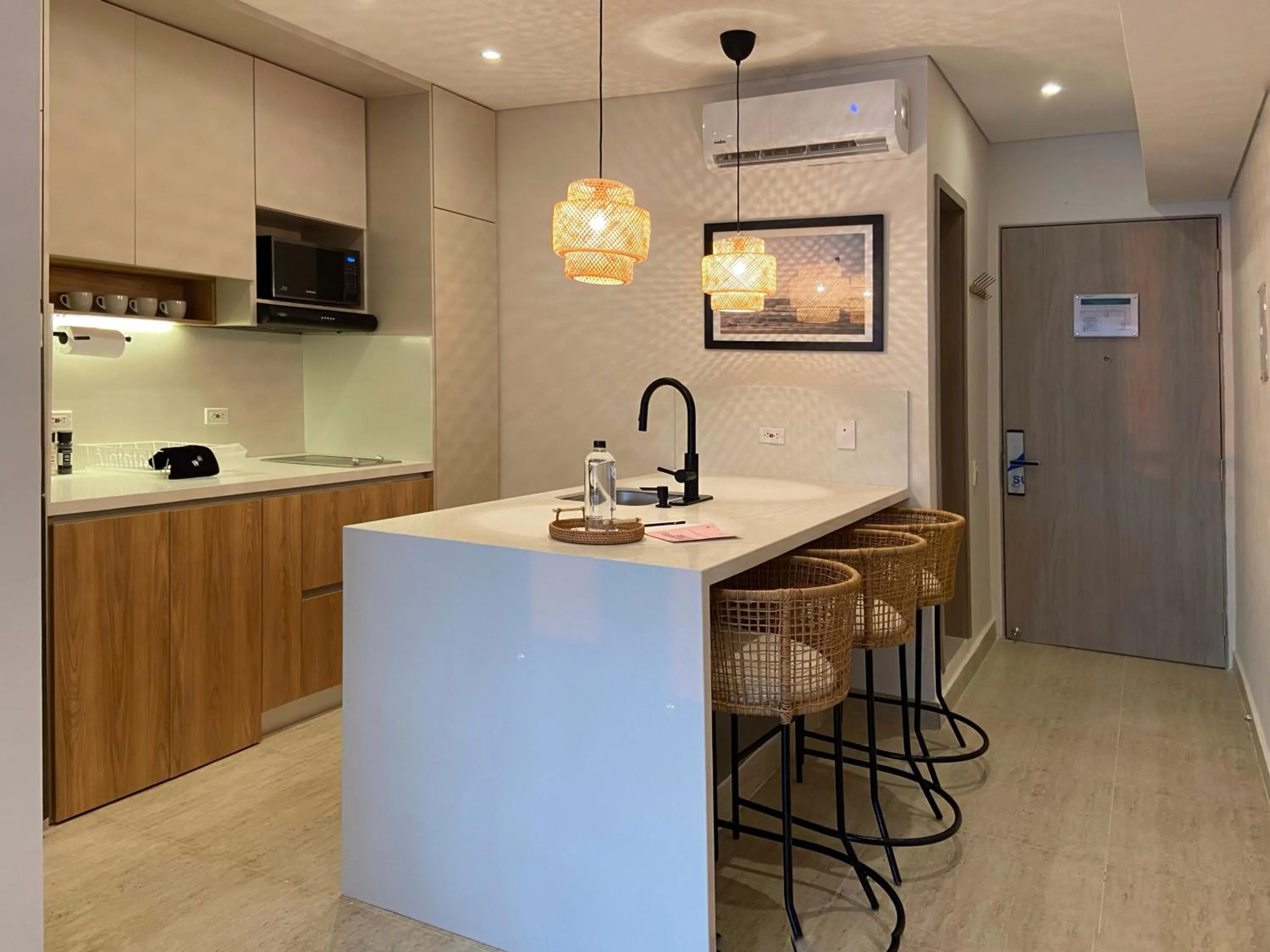 Kitchen or kitchenette in Wynwood Cartagena Beach