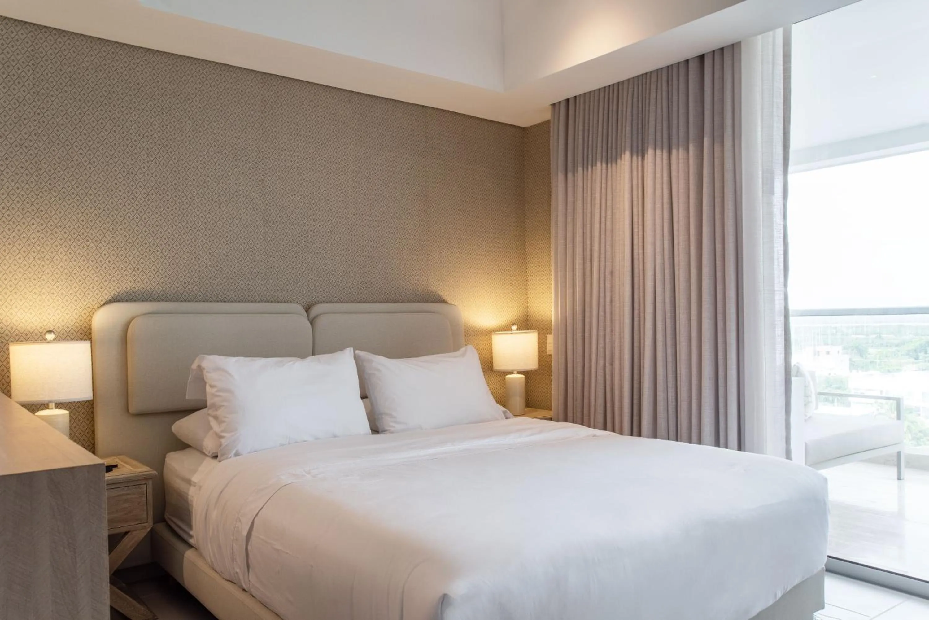 Bedroom, Bed in Wynwood Cartagena Beach