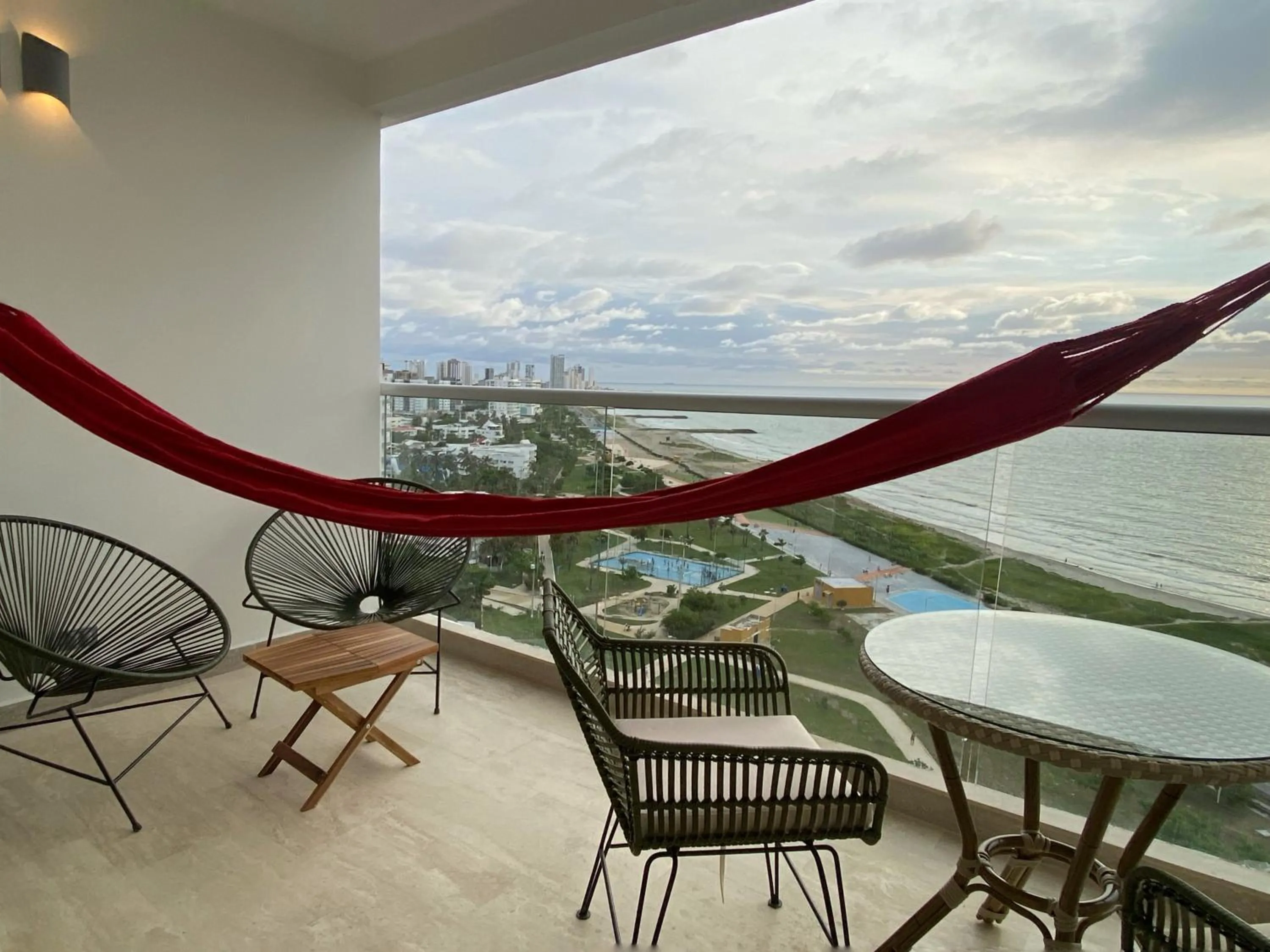 Balcony/Terrace in Wynwood Cartagena Beach