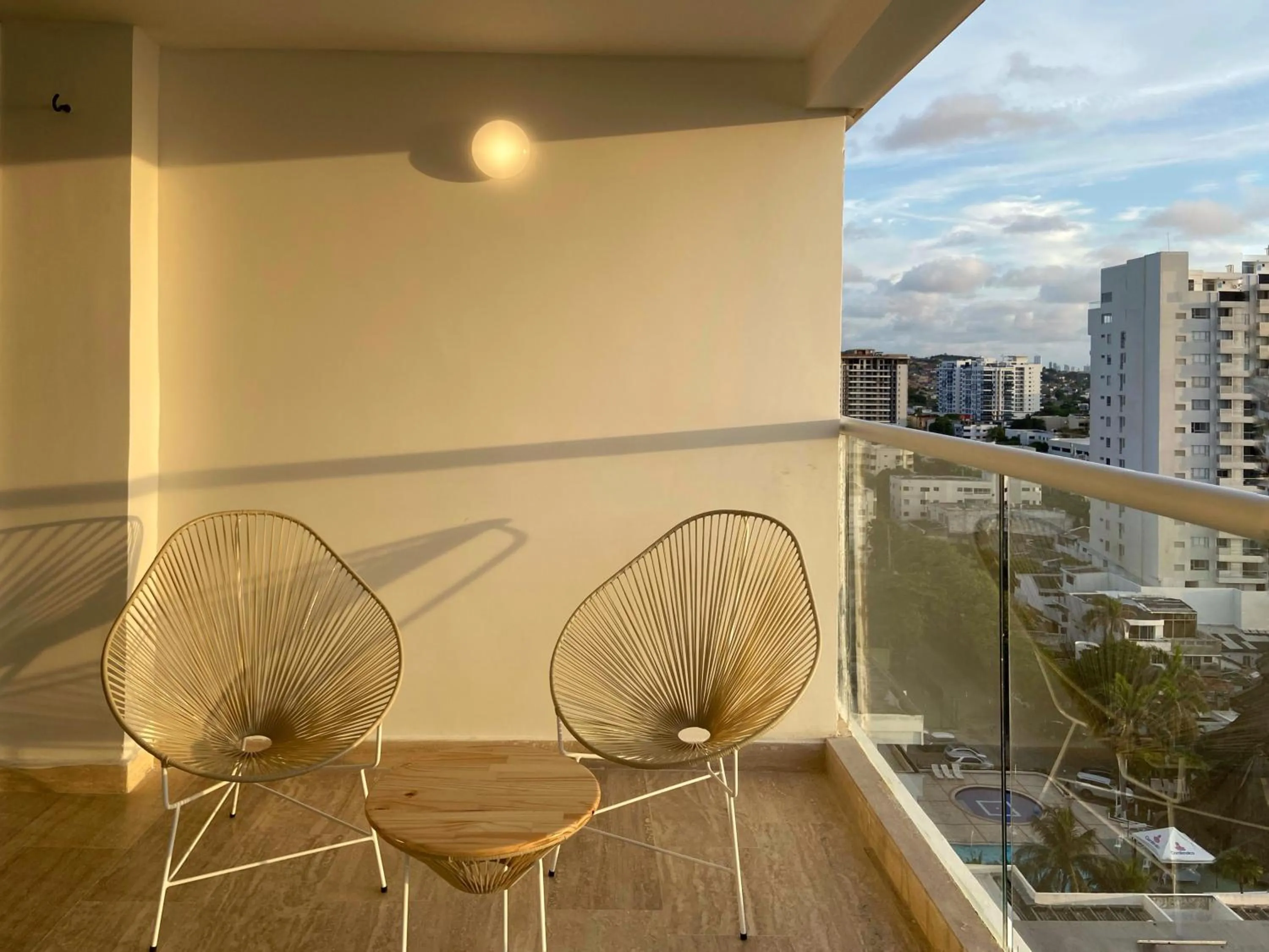 Balcony/Terrace in Wynwood Cartagena Beach