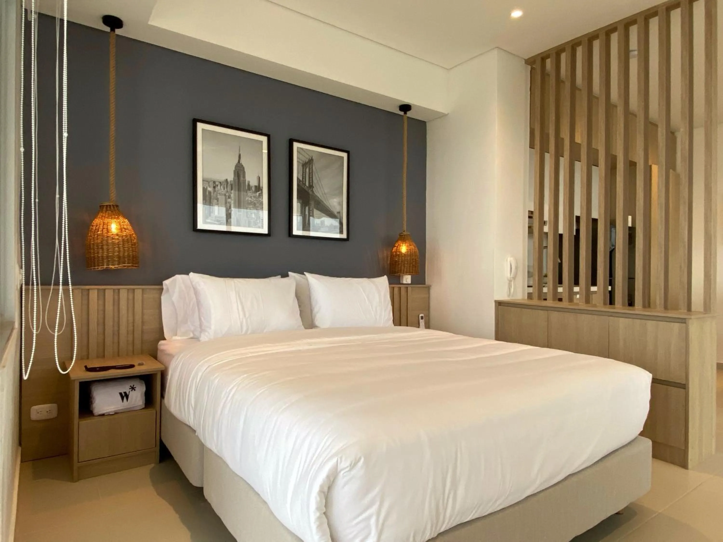 Bedroom, Bed in Wynwood Cartagena Beach