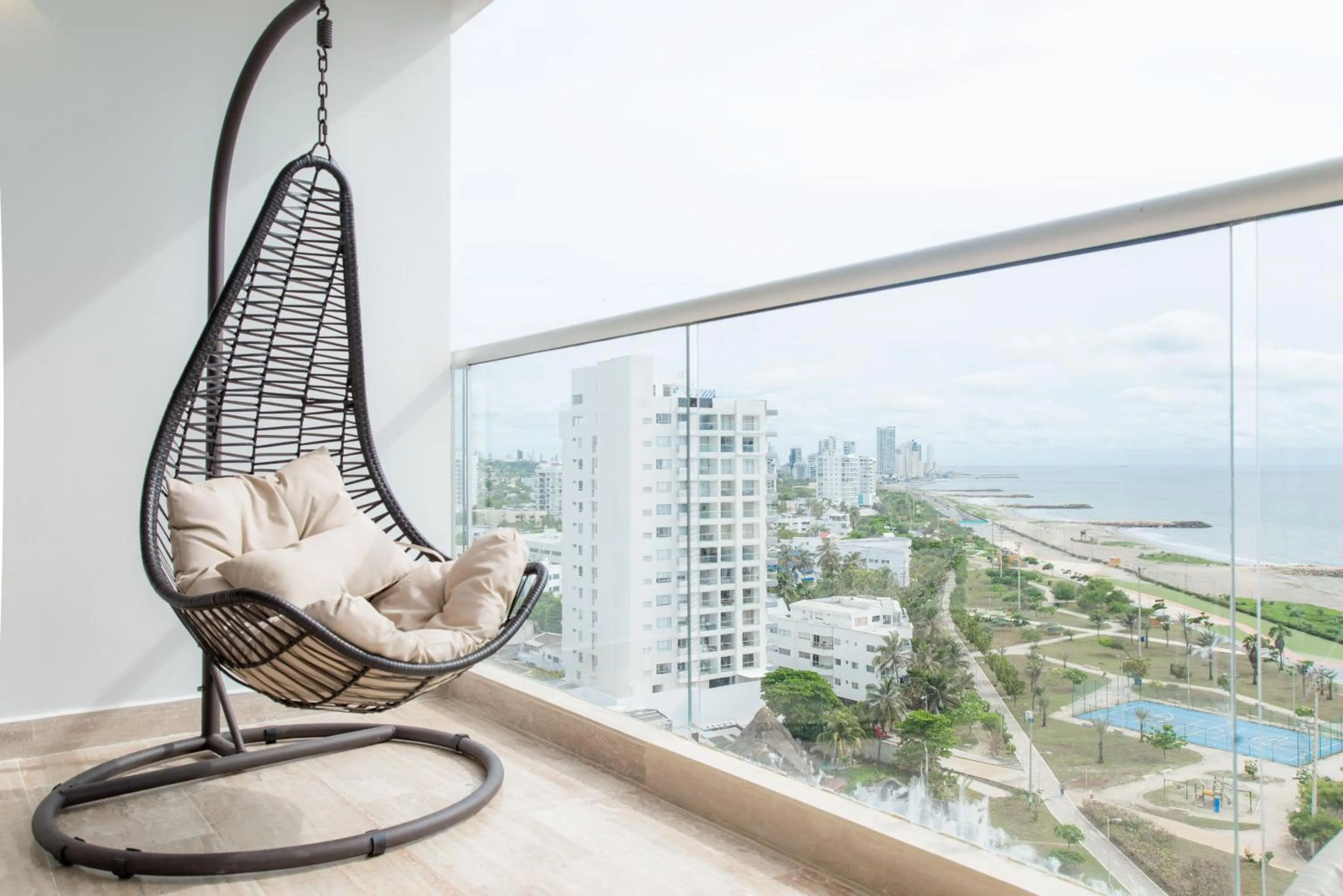 Balcony/Terrace in Wynwood Cartagena Beach