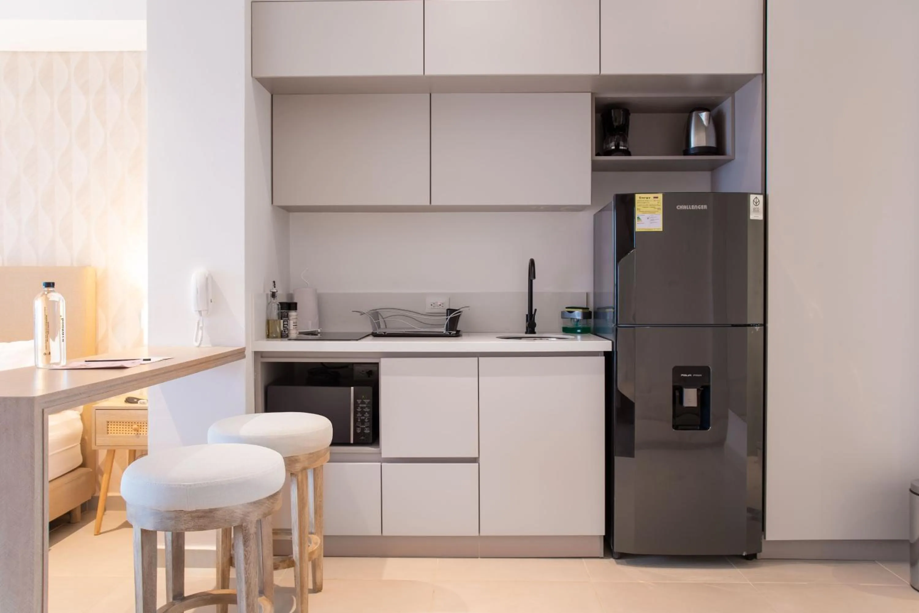 Kitchen or kitchenette in Wynwood Cartagena Beach