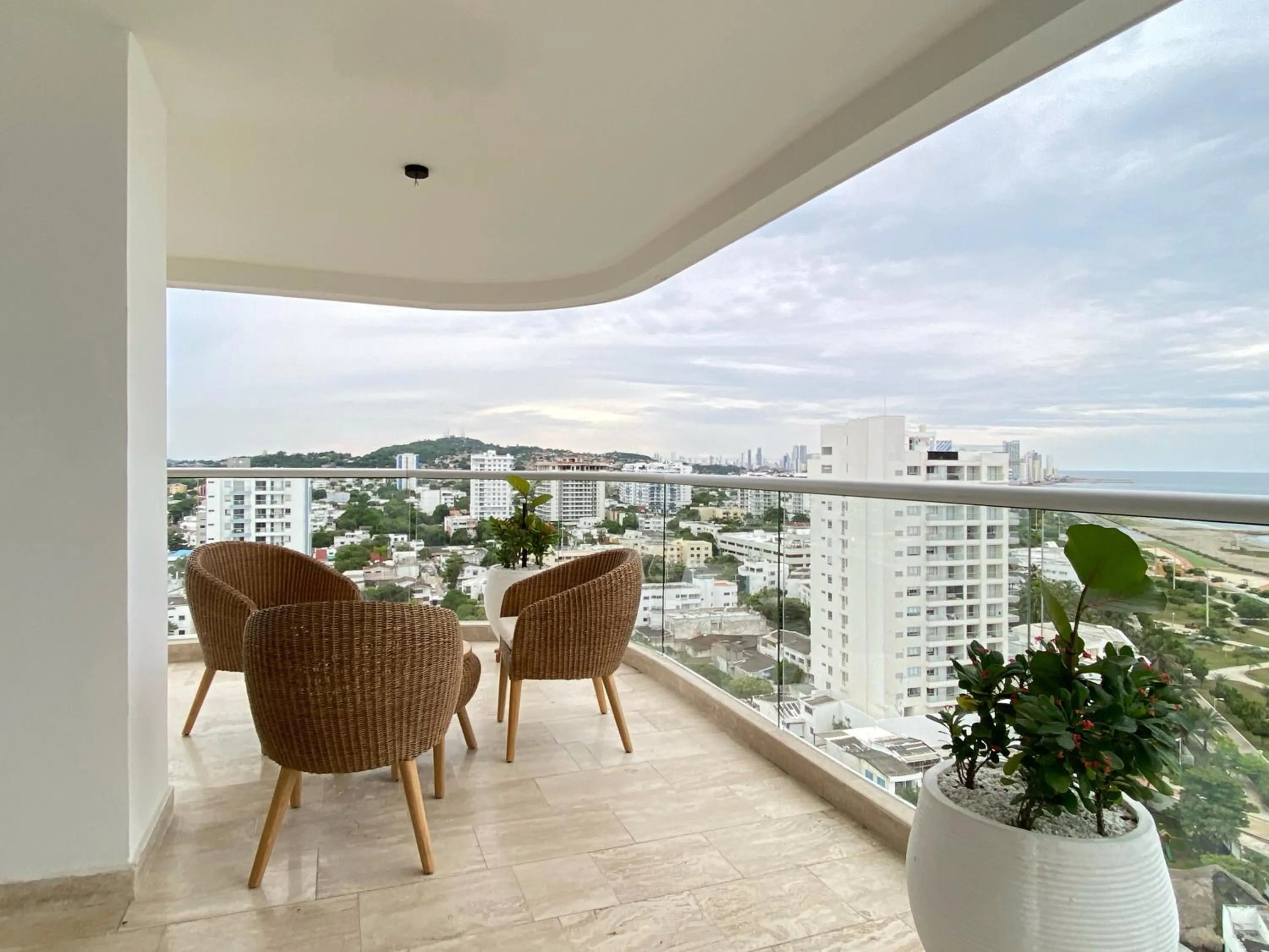 Balcony/Terrace in Wynwood Cartagena Beach
