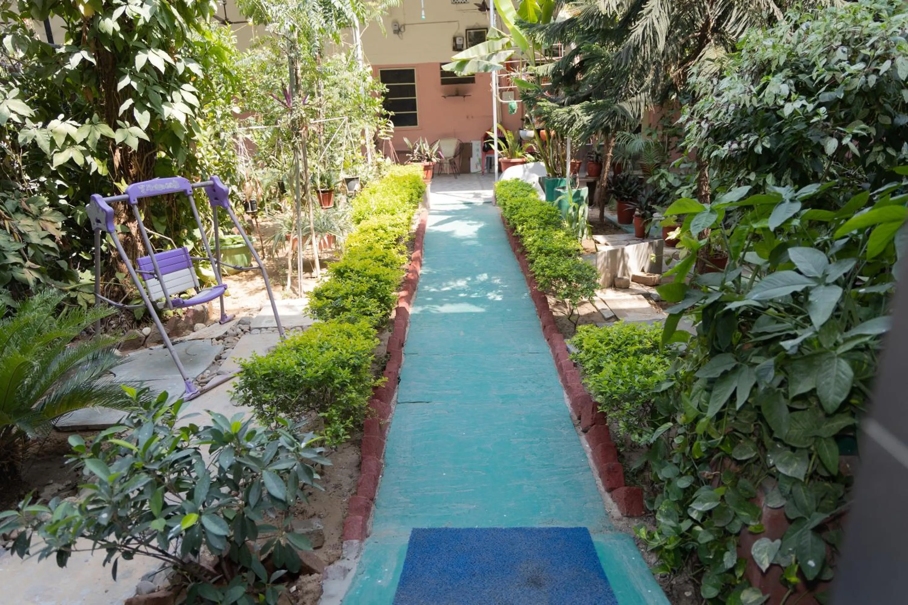 Garden view in Homestay Urmil Basant