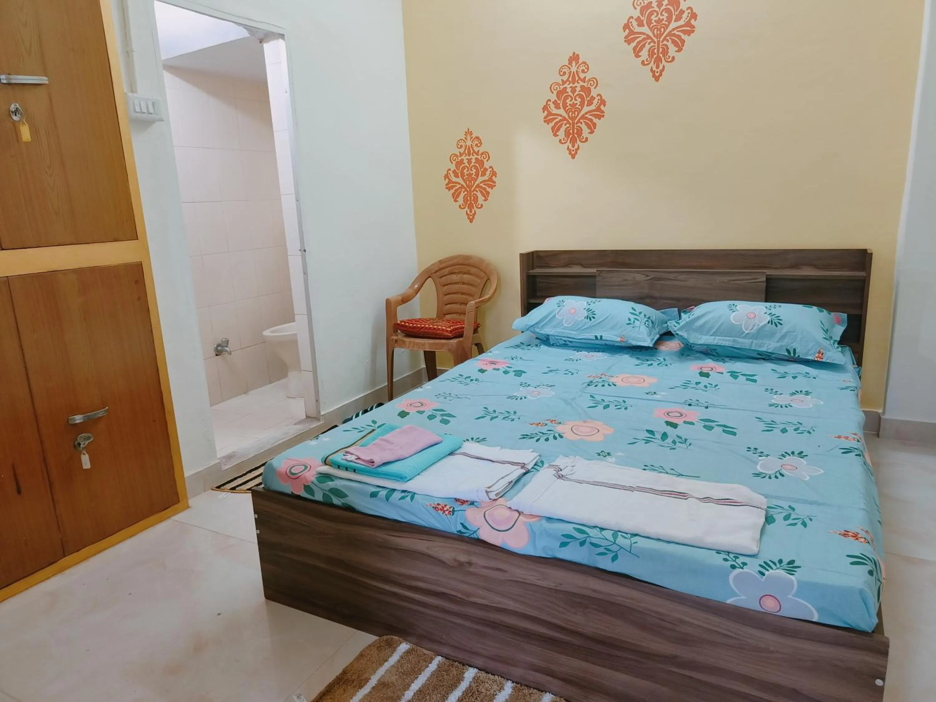 Bed in Homestay Urmil Basant