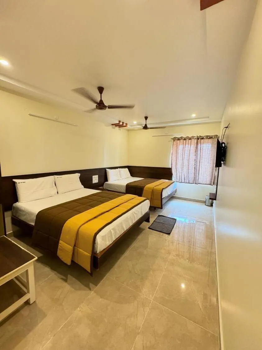 Photo of the whole room, Bed in HOTEL DKR GRAND