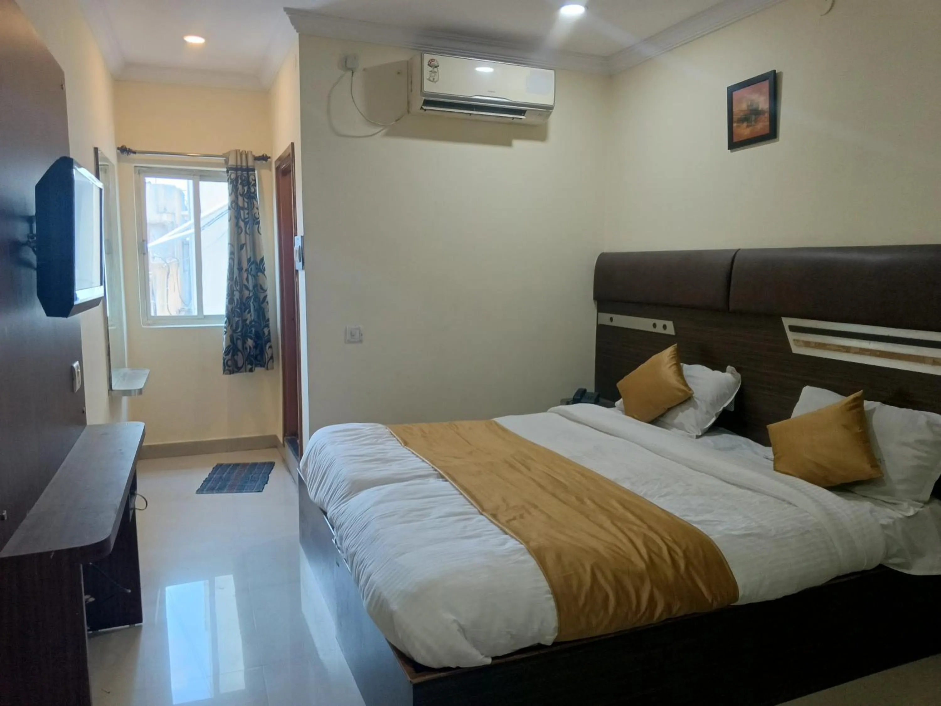 Bed in Hotel golden meridian