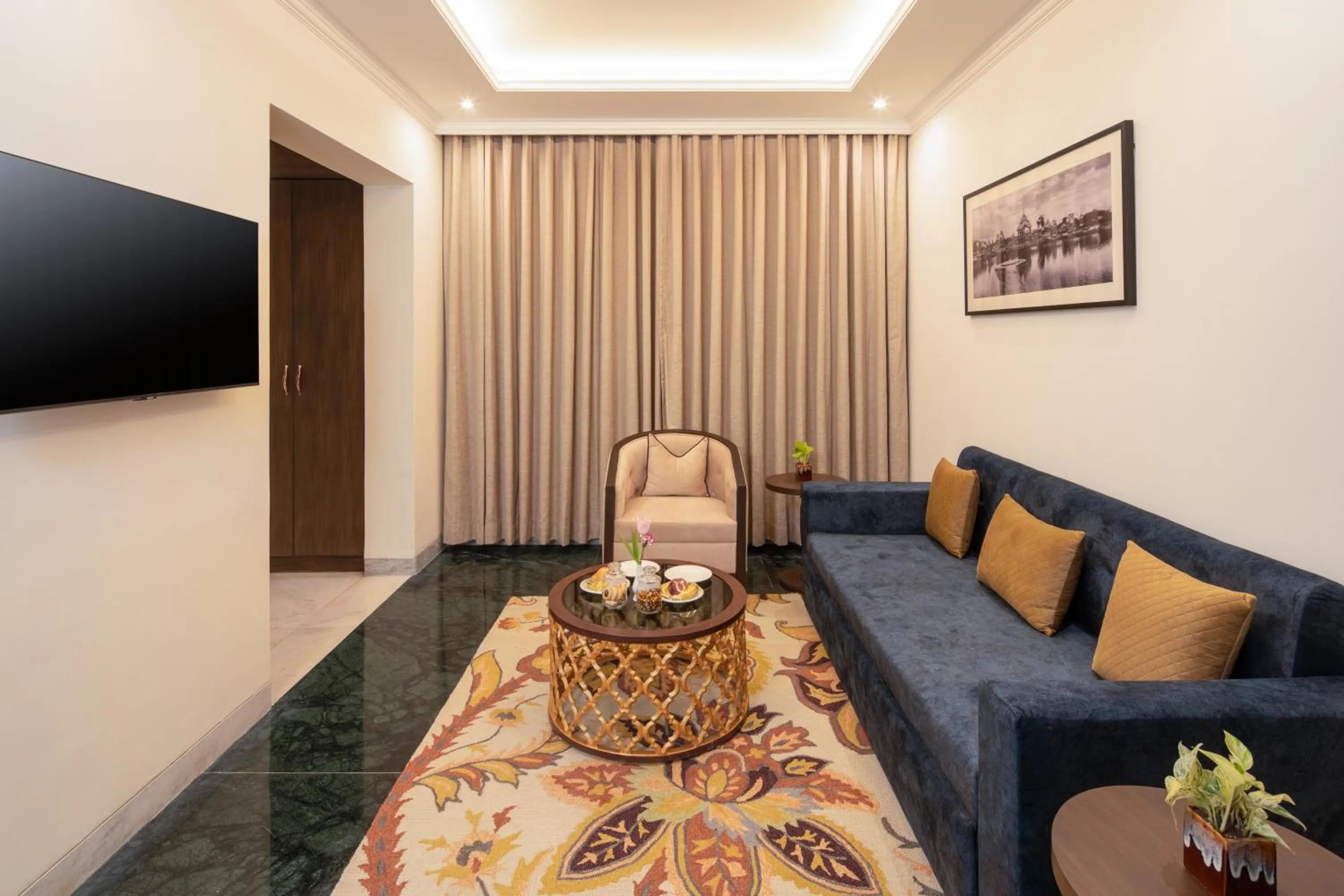 Living room in Brij Eternity, Vrindavan By Leisure Hotels