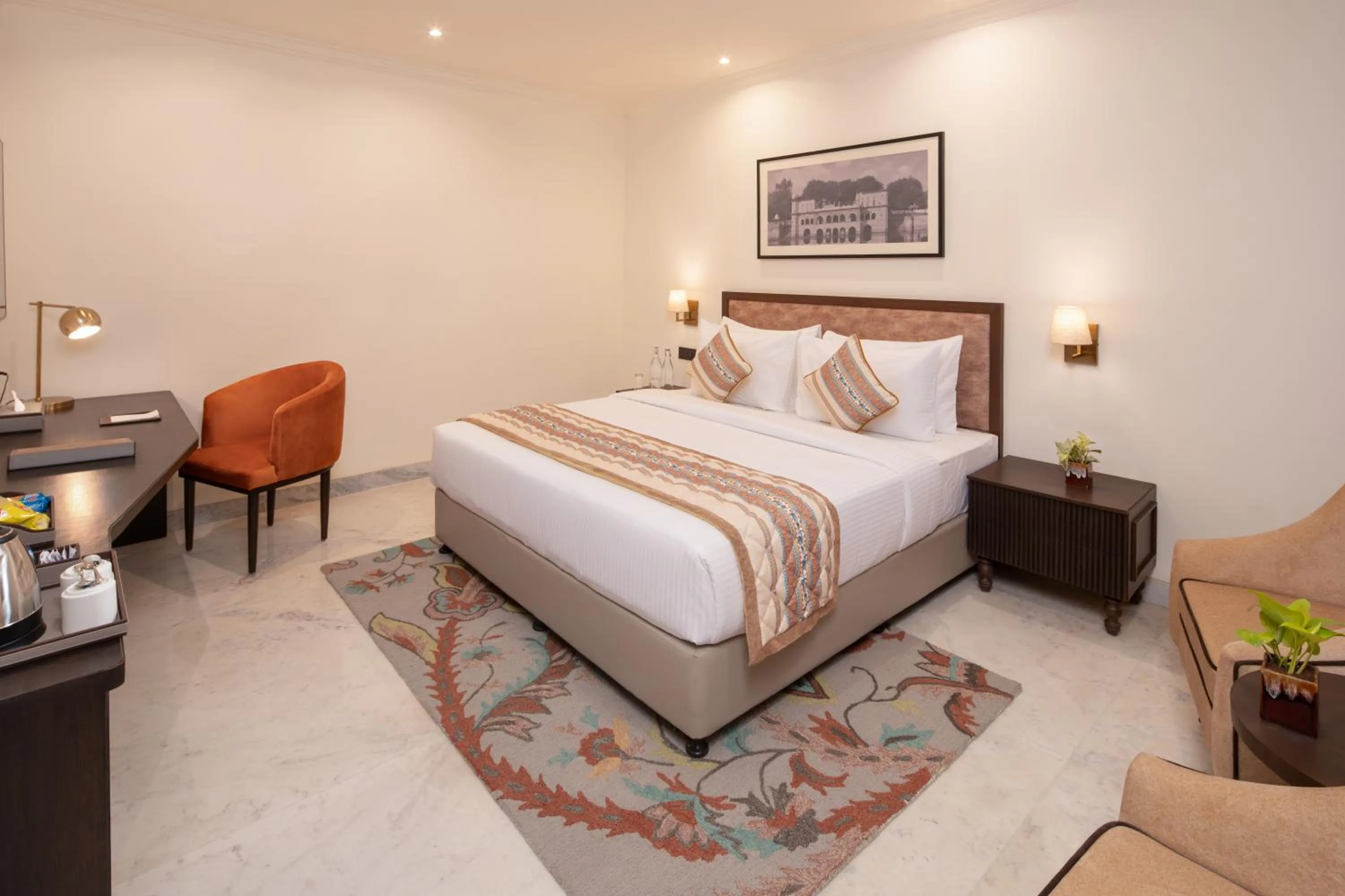Bedroom, Bed in Brij Eternity, Vrindavan By Leisure Hotels
