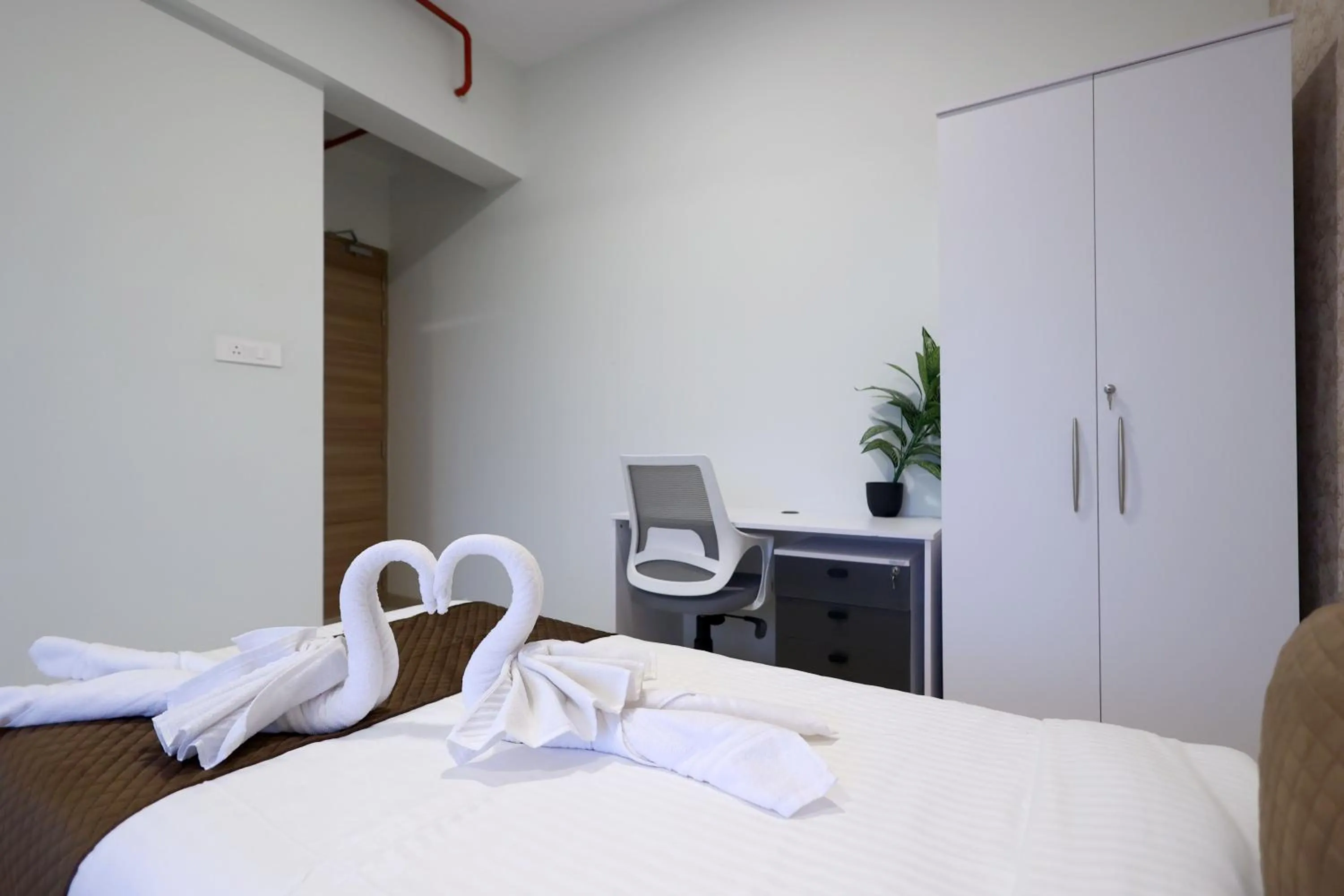 Bedroom, Bed in Gagal Home - Navi Mumbai