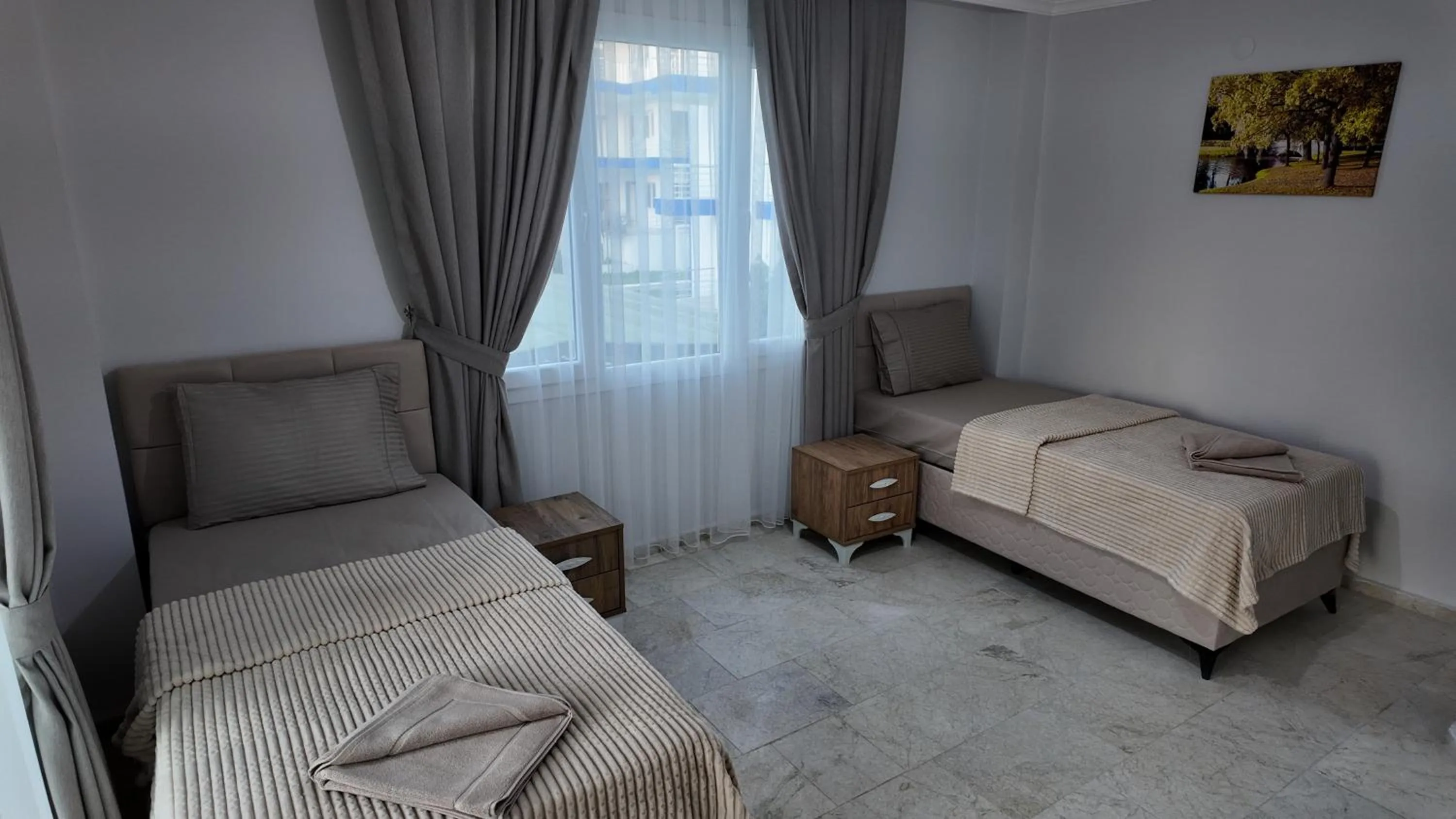 Bed in White Bay Resort