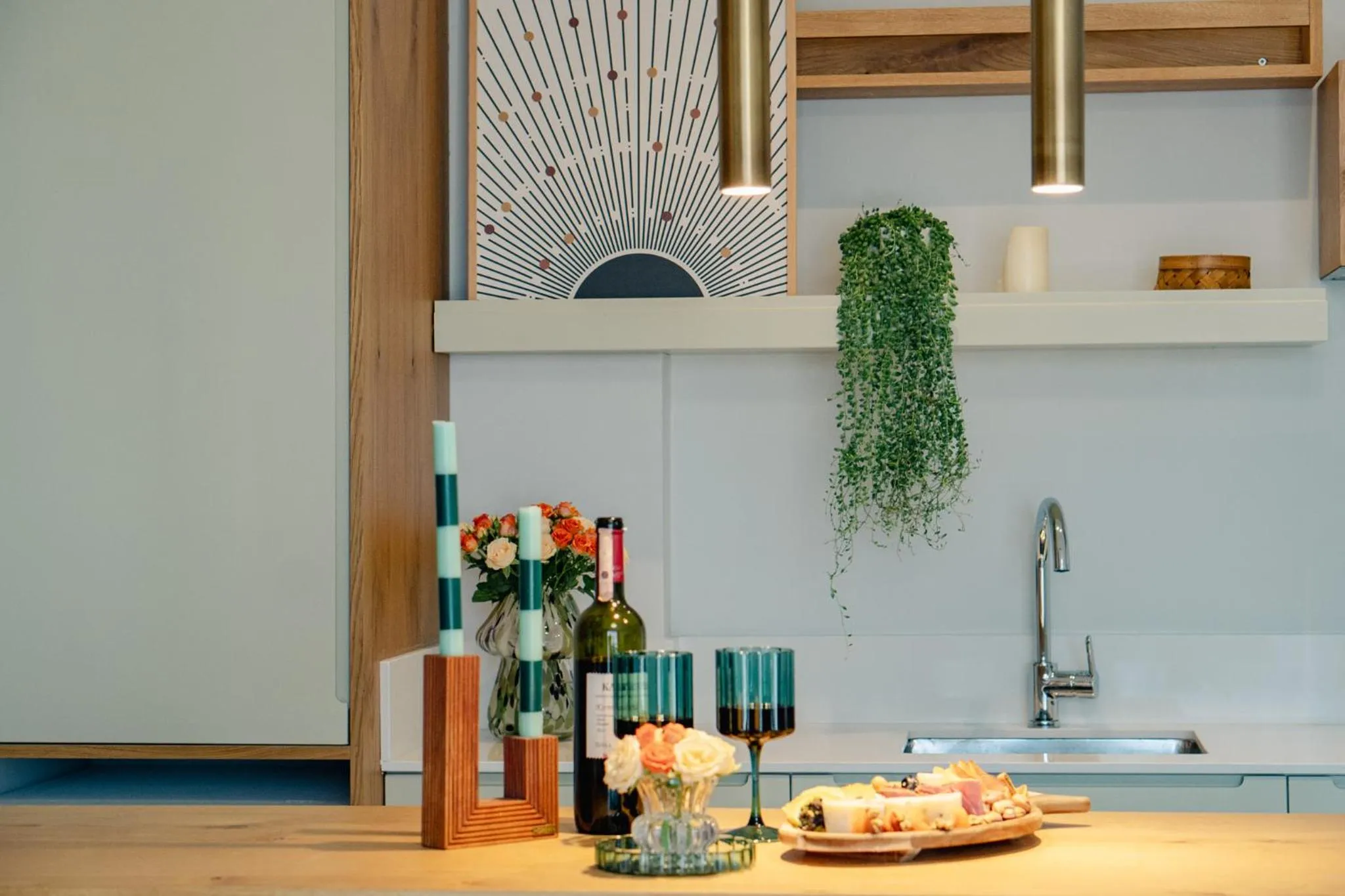 Kitchen or kitchenette in Hane Cunda