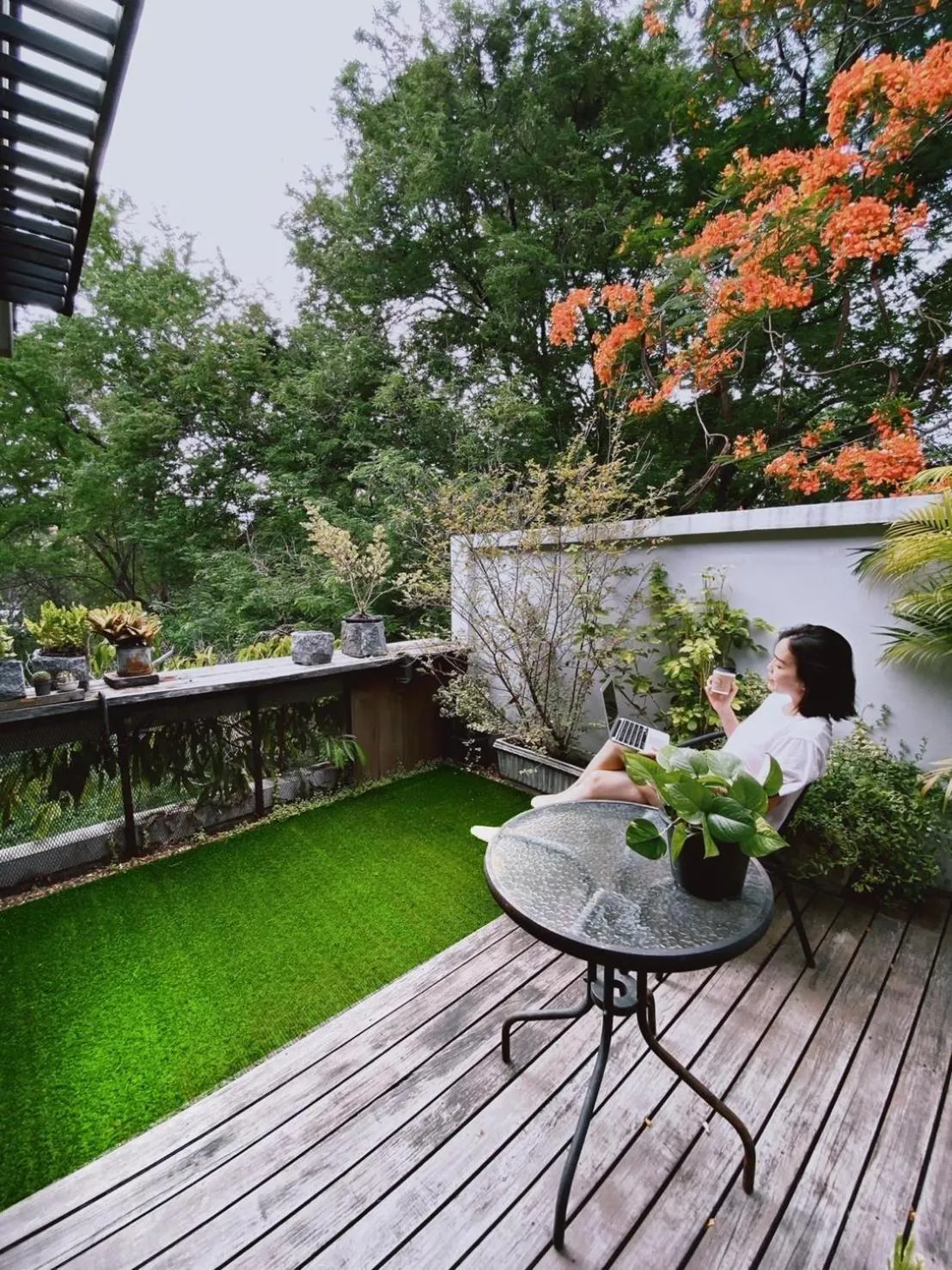 Garden in Pyur Otel by Ombra House