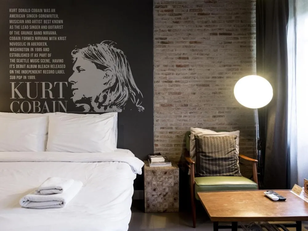 Bed in Pyur Otel by Ombra House