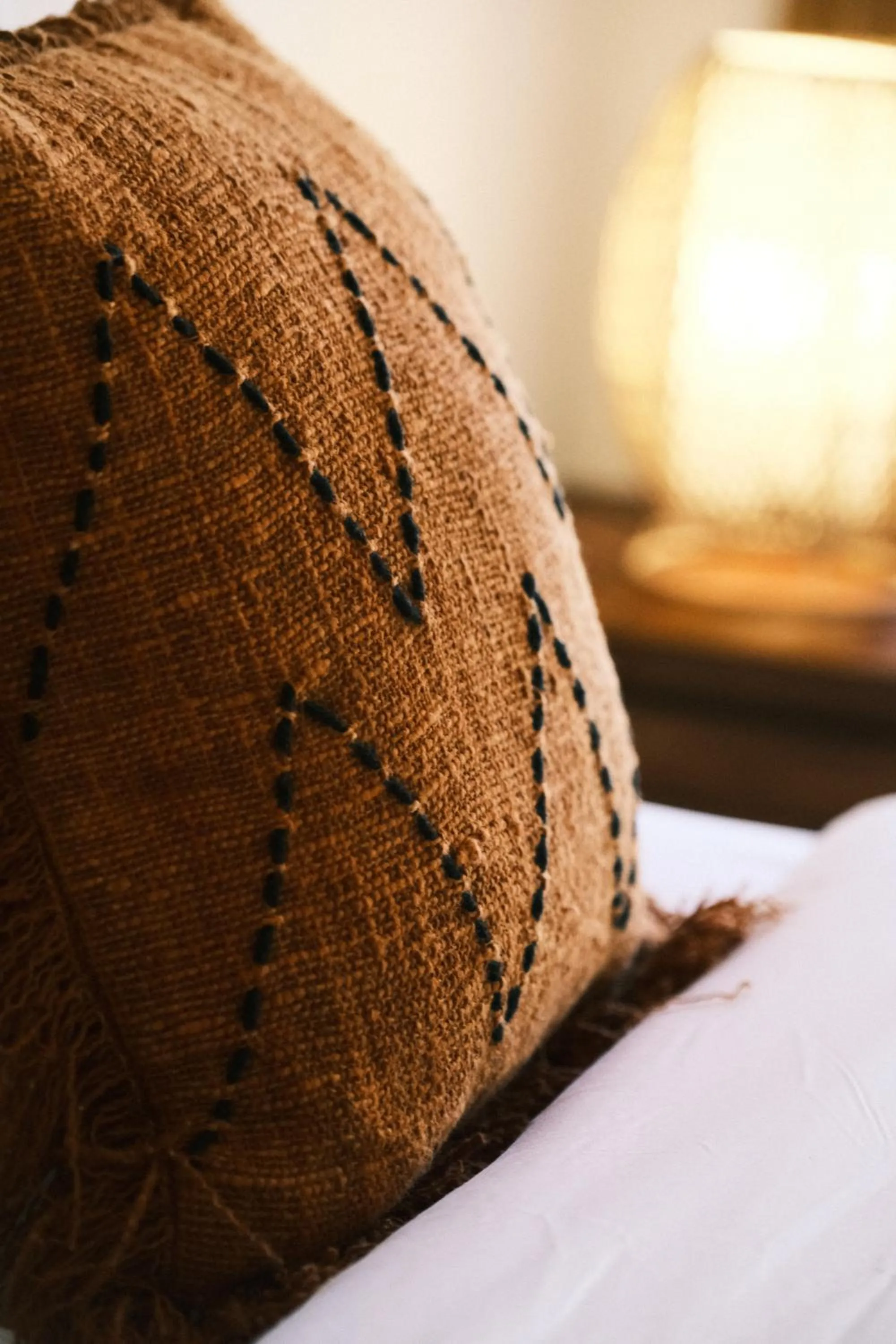 Decorative detail, Bed in Olo Surf Nature