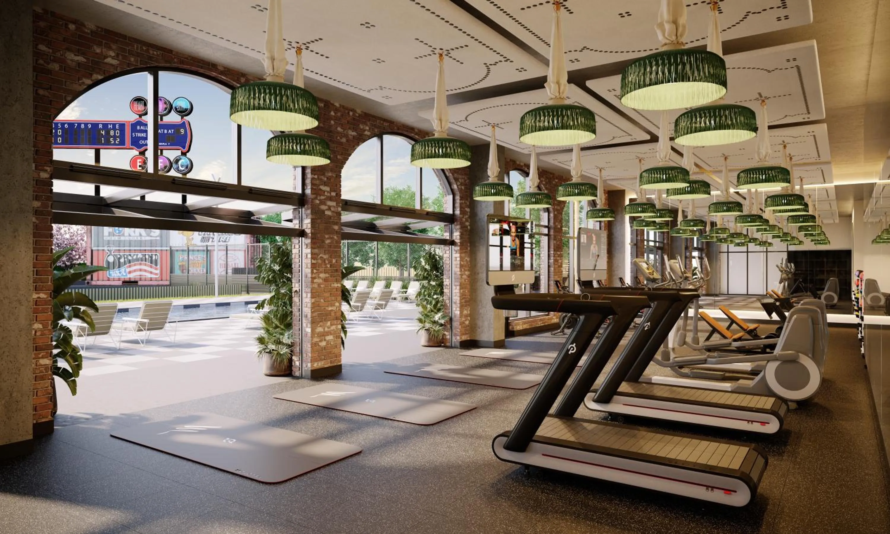 Fitness centre/facilities in Memoir Wedgewood Houston