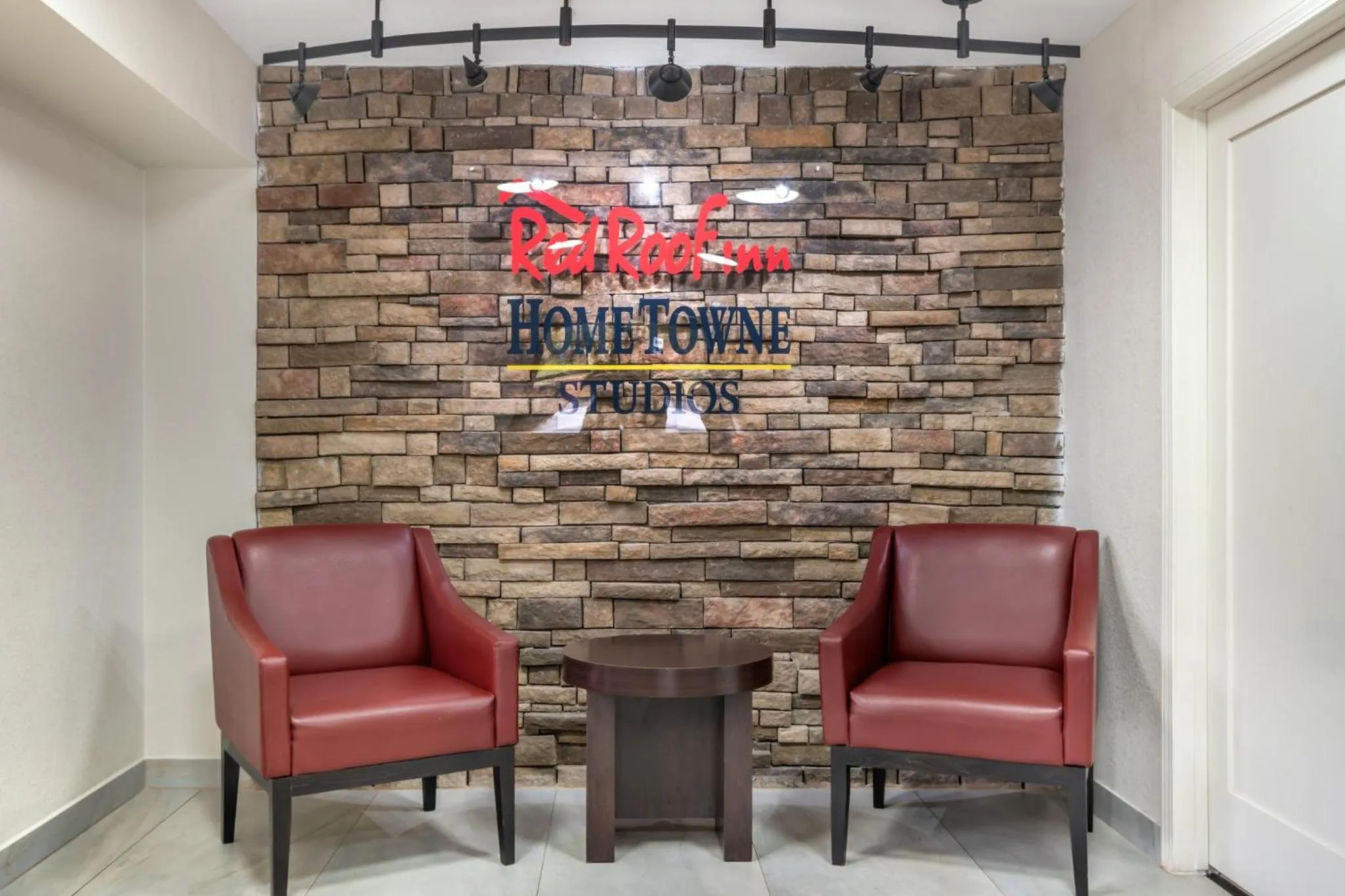Lobby or reception in HomeTowne Studios by Red Roof Greenville