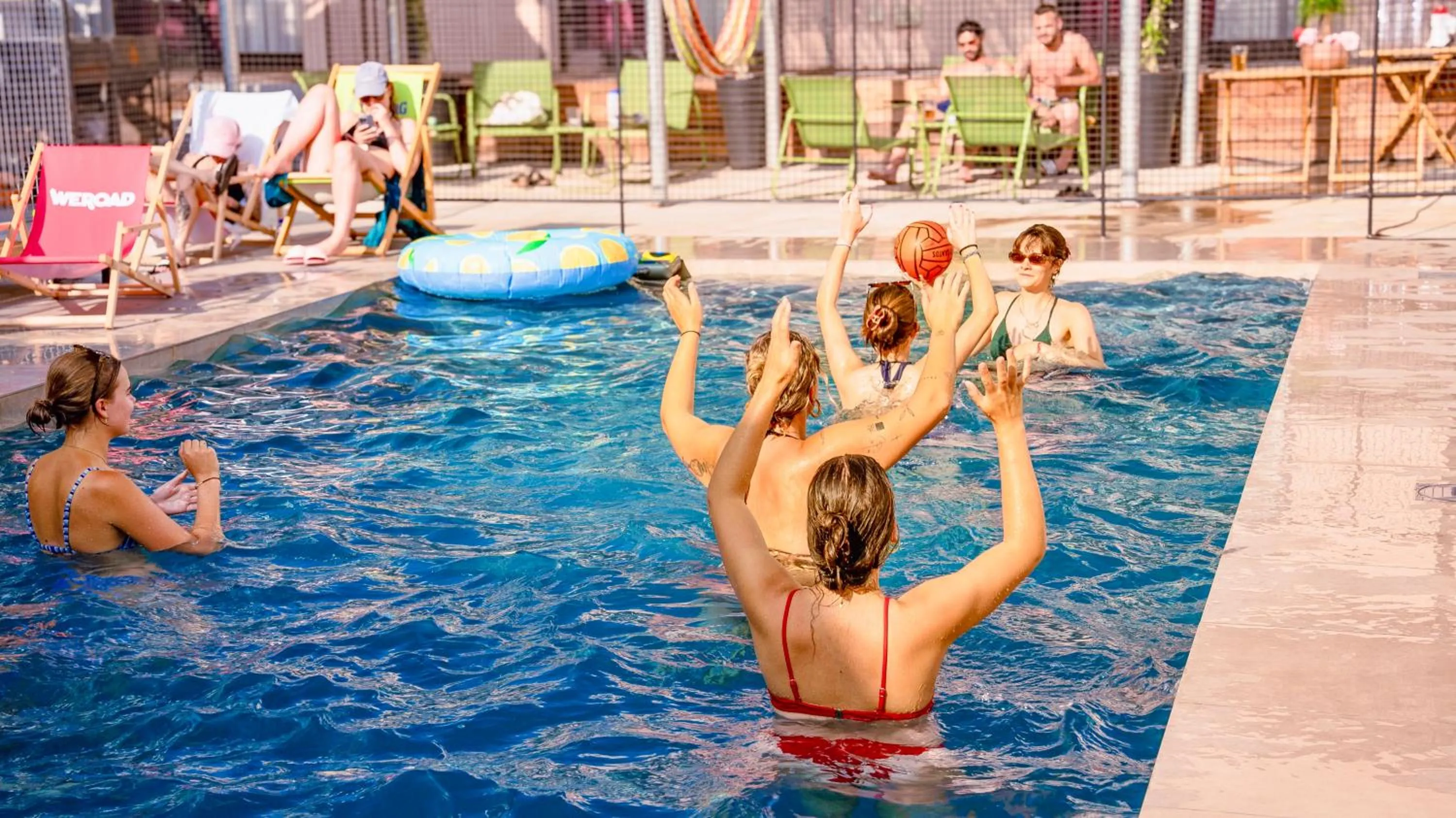 Swimming pool in Ostello Bello Palermo