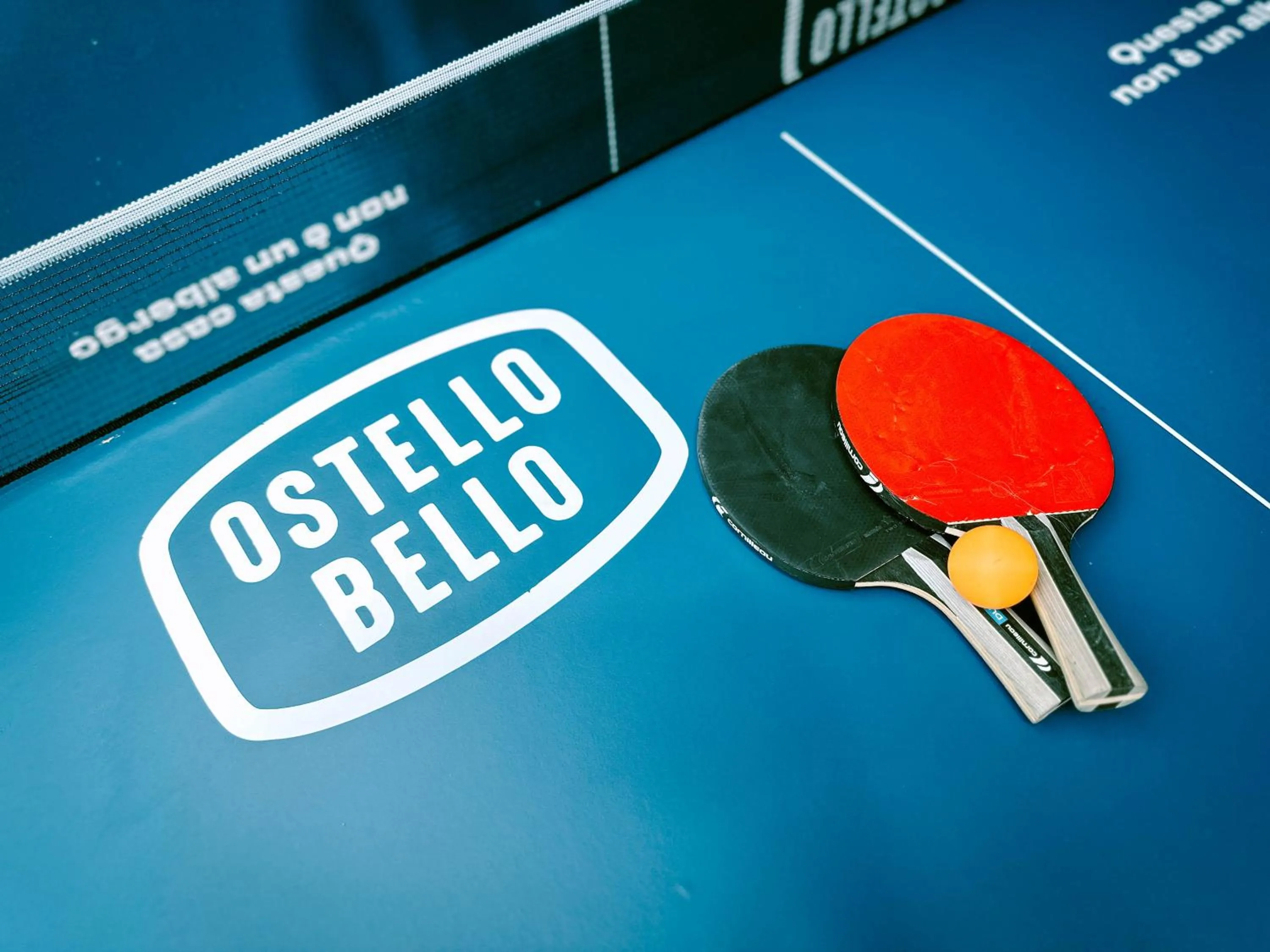 Table tennis in Ostello Bello Palermo