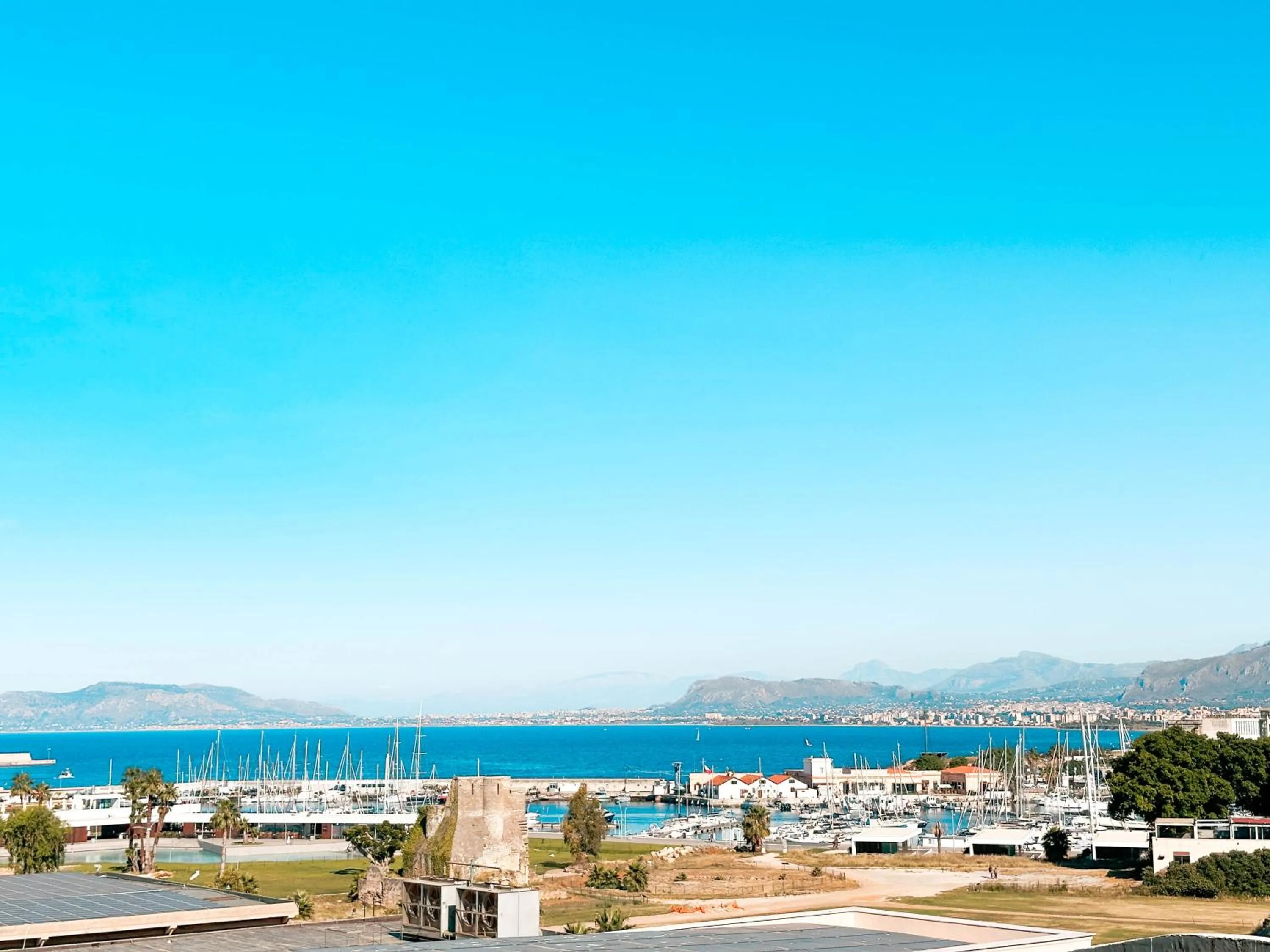 Sea view in Ostello Bello Palermo
