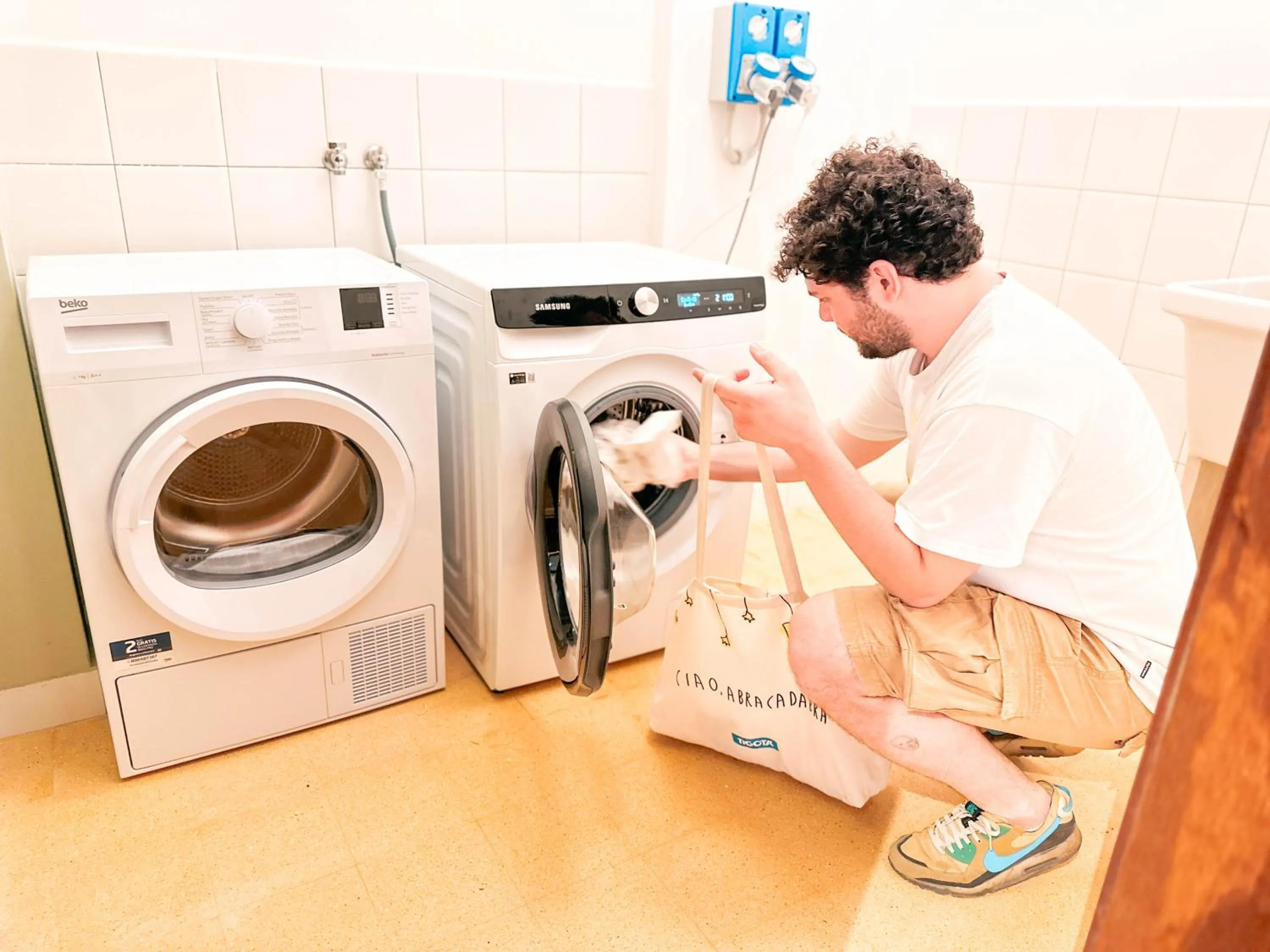 laundry in Ostello Bello Palermo