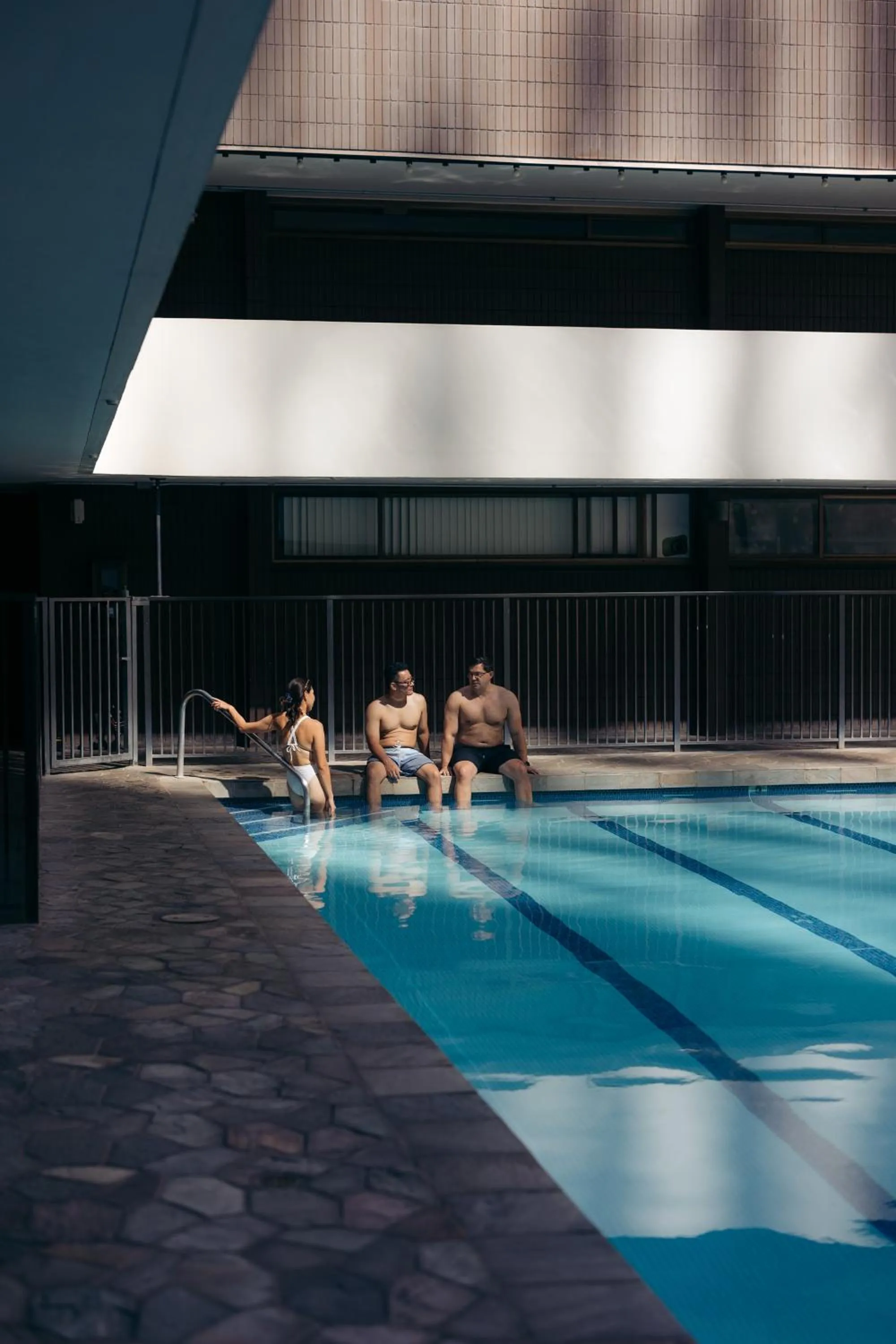 Swimming pool in Bishop Suites at Executive Centre