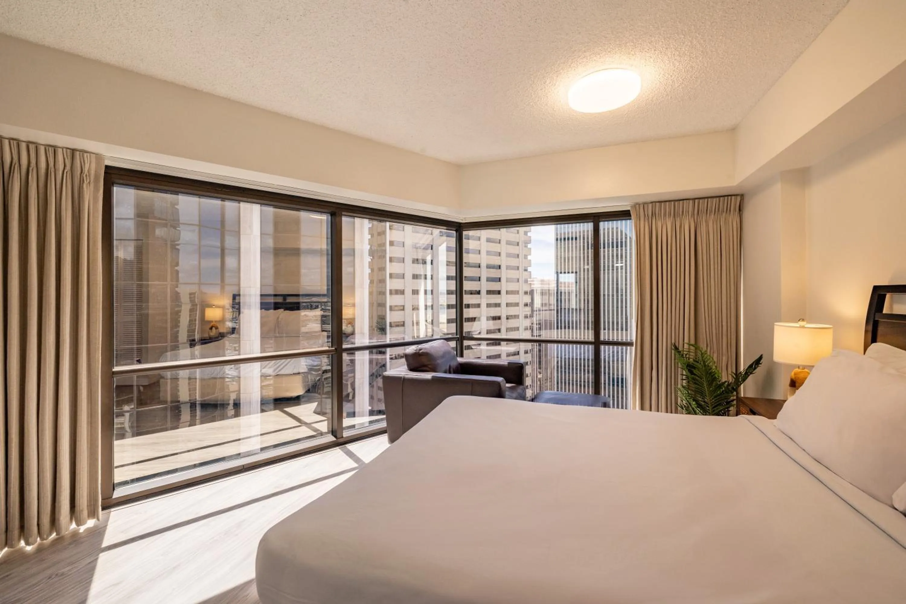 Bed in Bishop Suites at Executive Centre