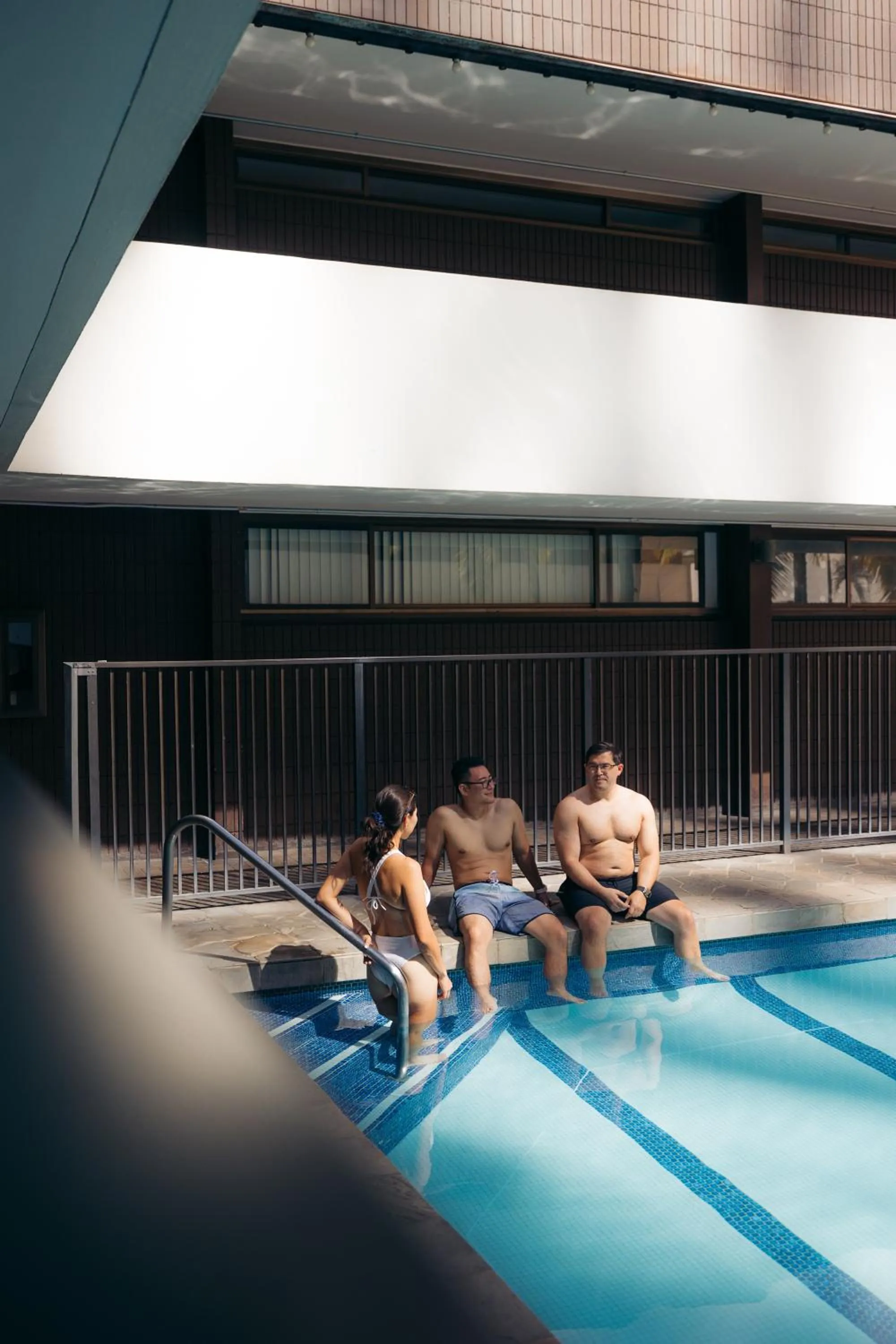 Swimming pool in Bishop Suites at Executive Centre