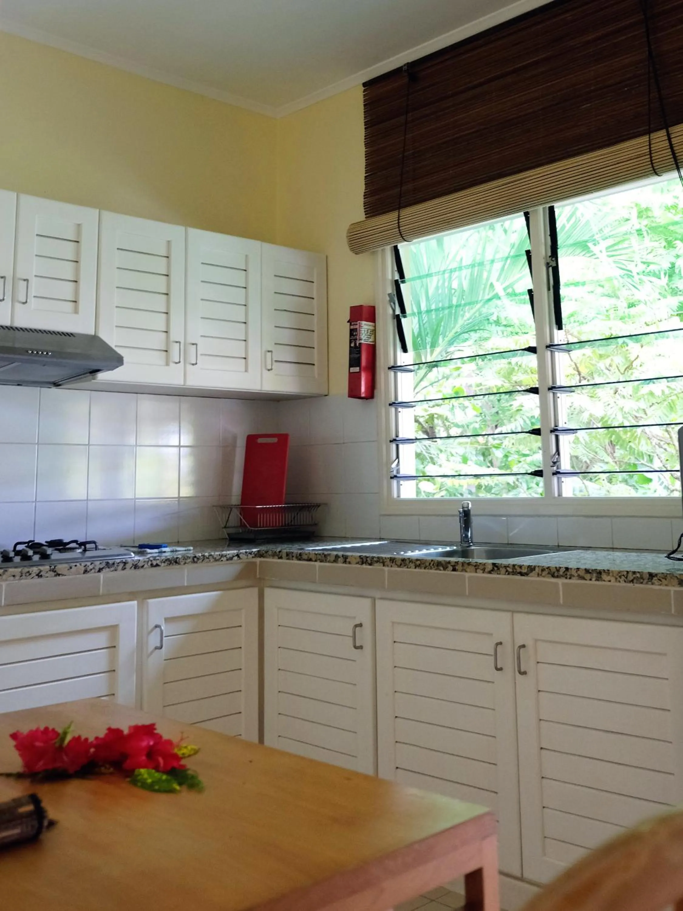 kitchen in Residence Praslinoise