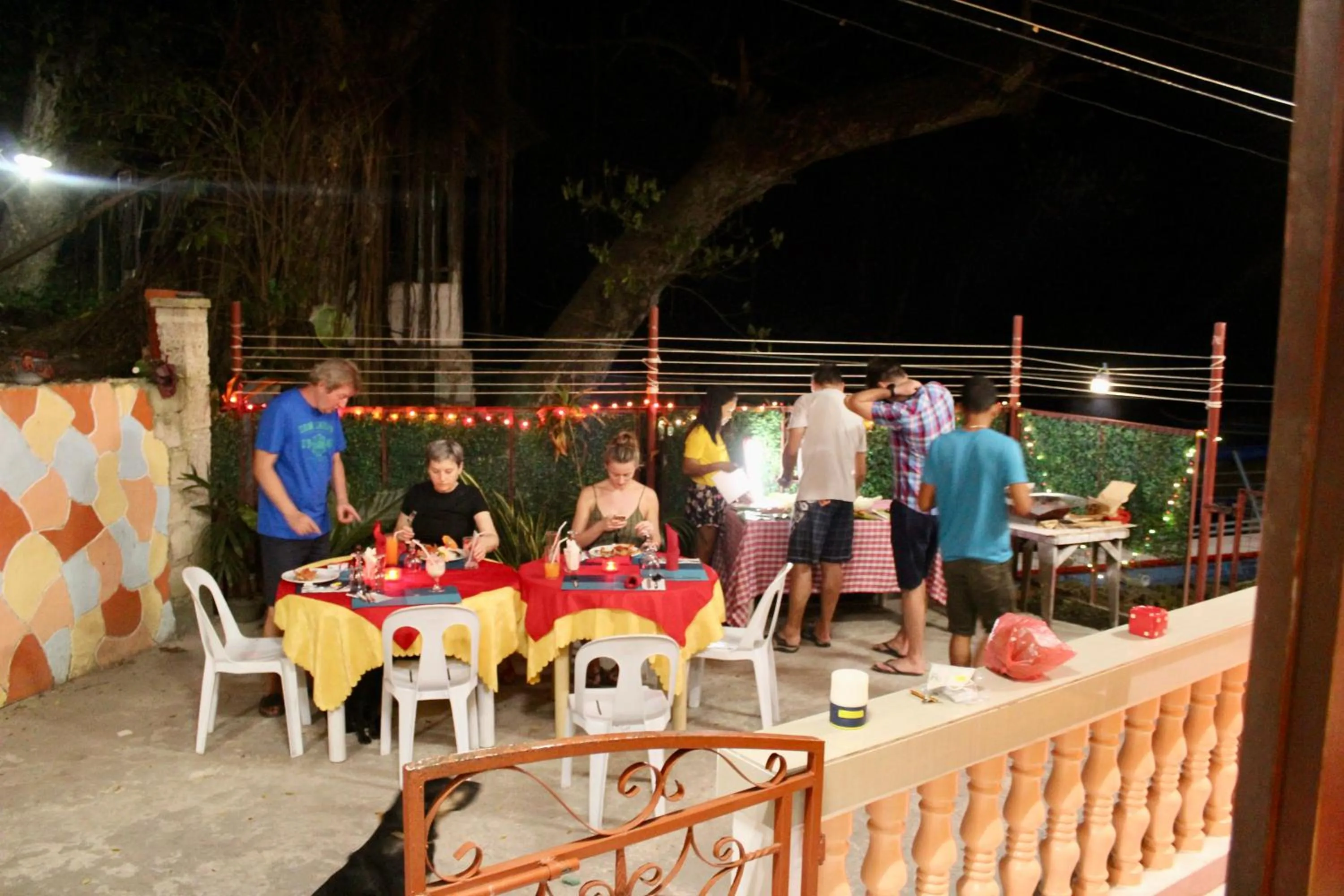 Patio in TGH Guest House Badian