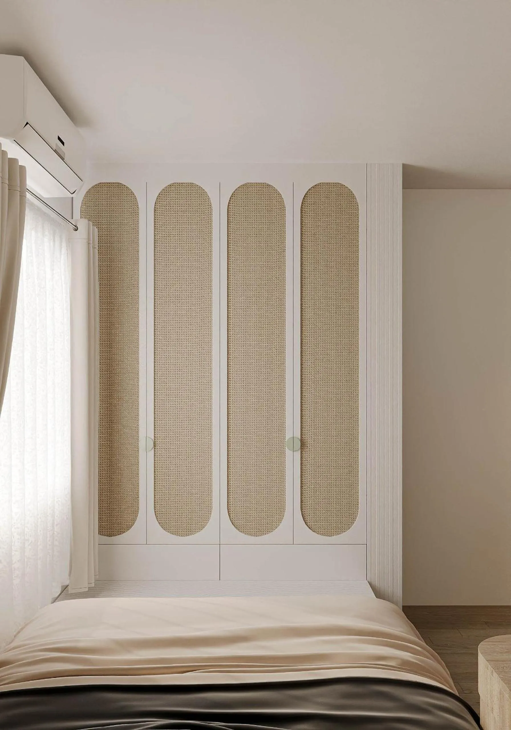 Bed in The Urban Westlake Apartment