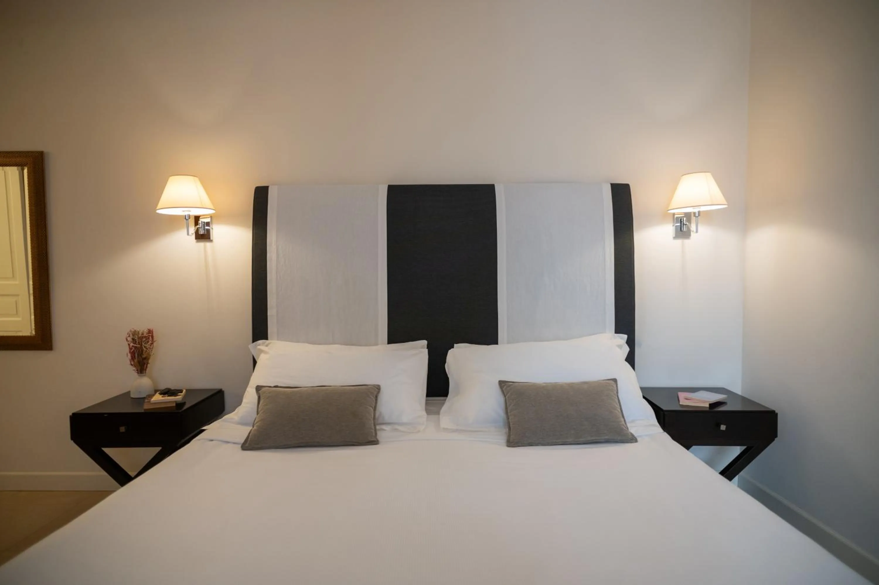 Bed in Hotel Palazzo Cavalieri