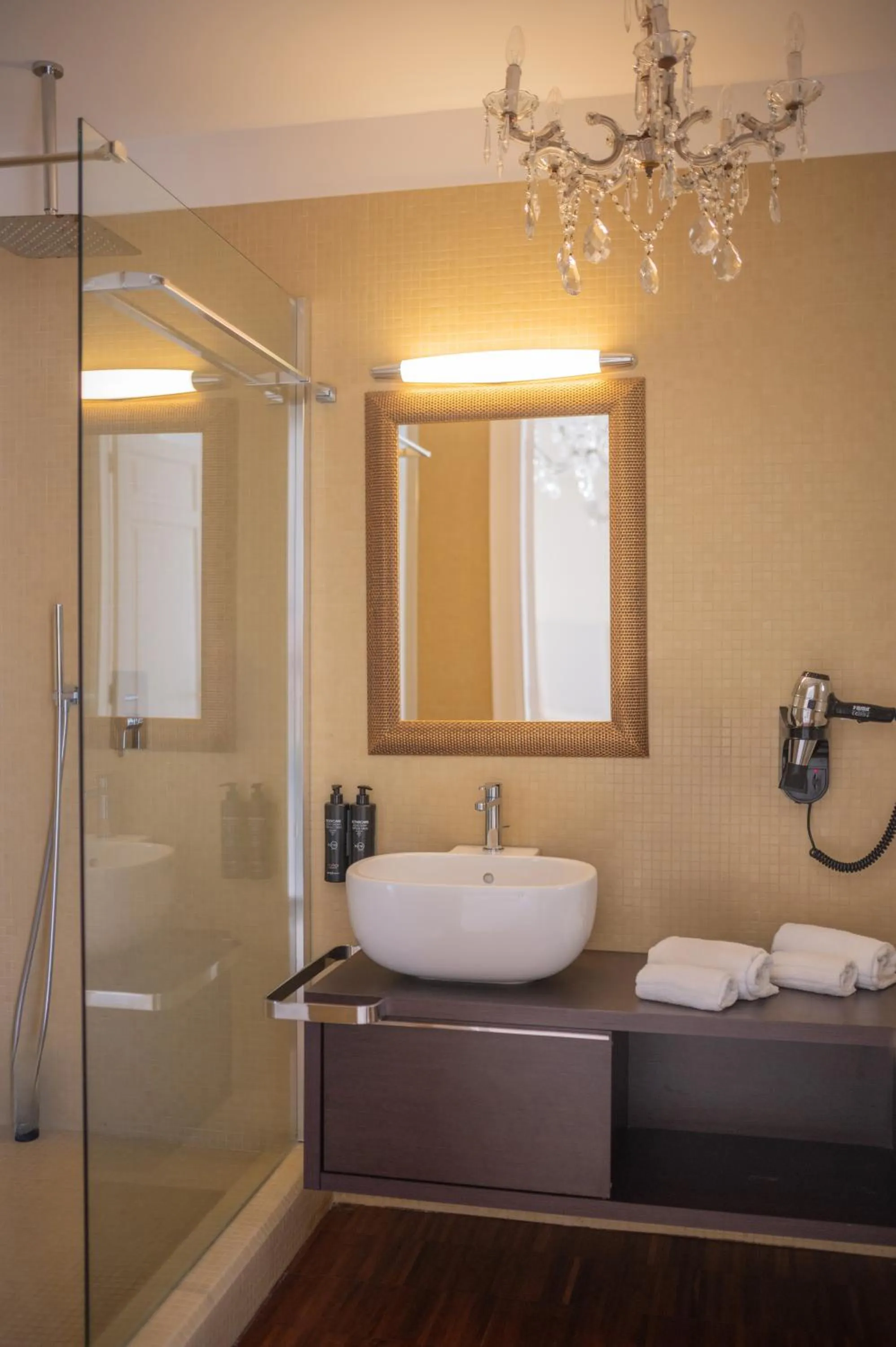 Shower in Hotel Palazzo Cavalieri