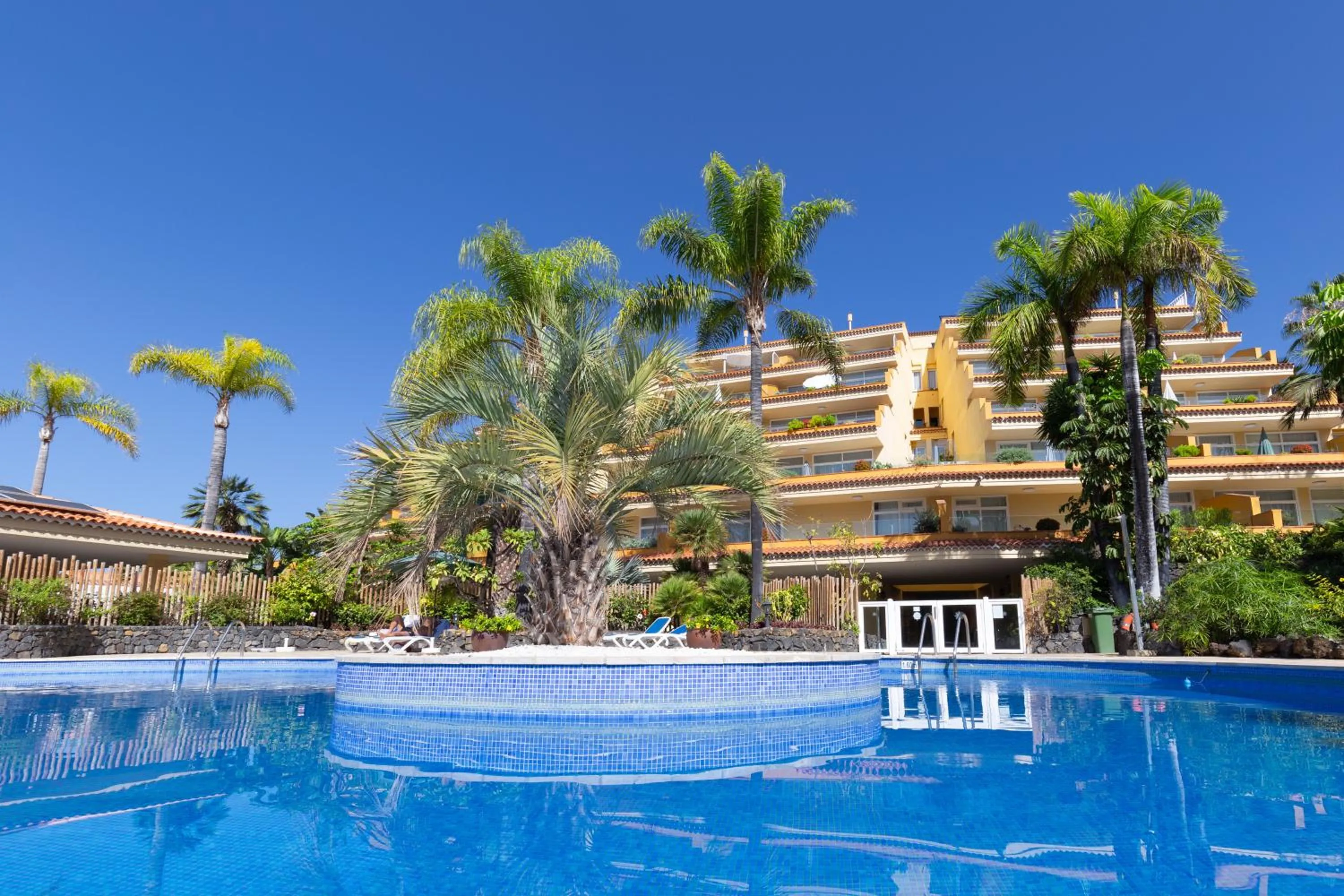 Swimming pool in Apartamentos Tigaiga Suites