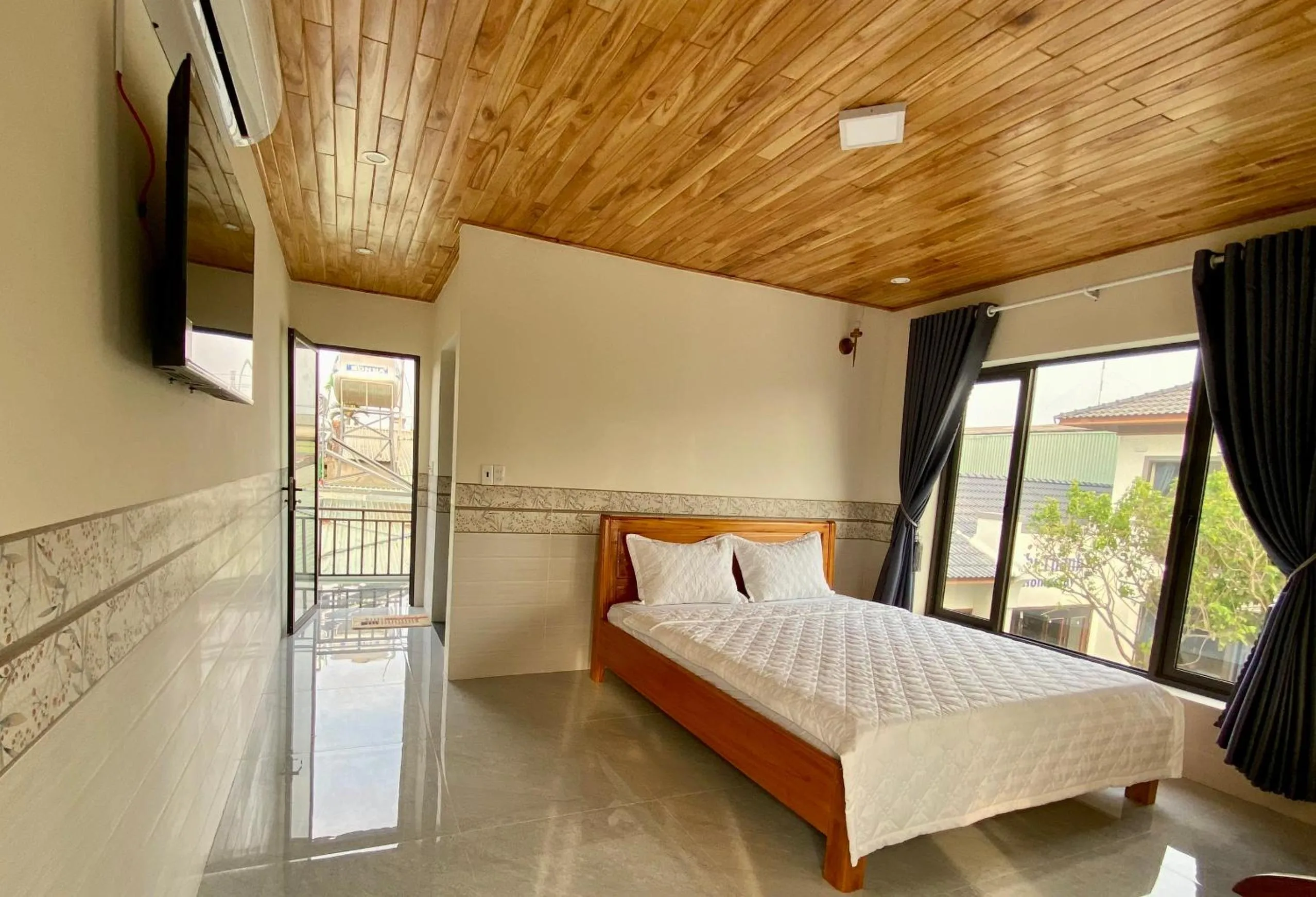 Bed in Chí Thanh Homestay