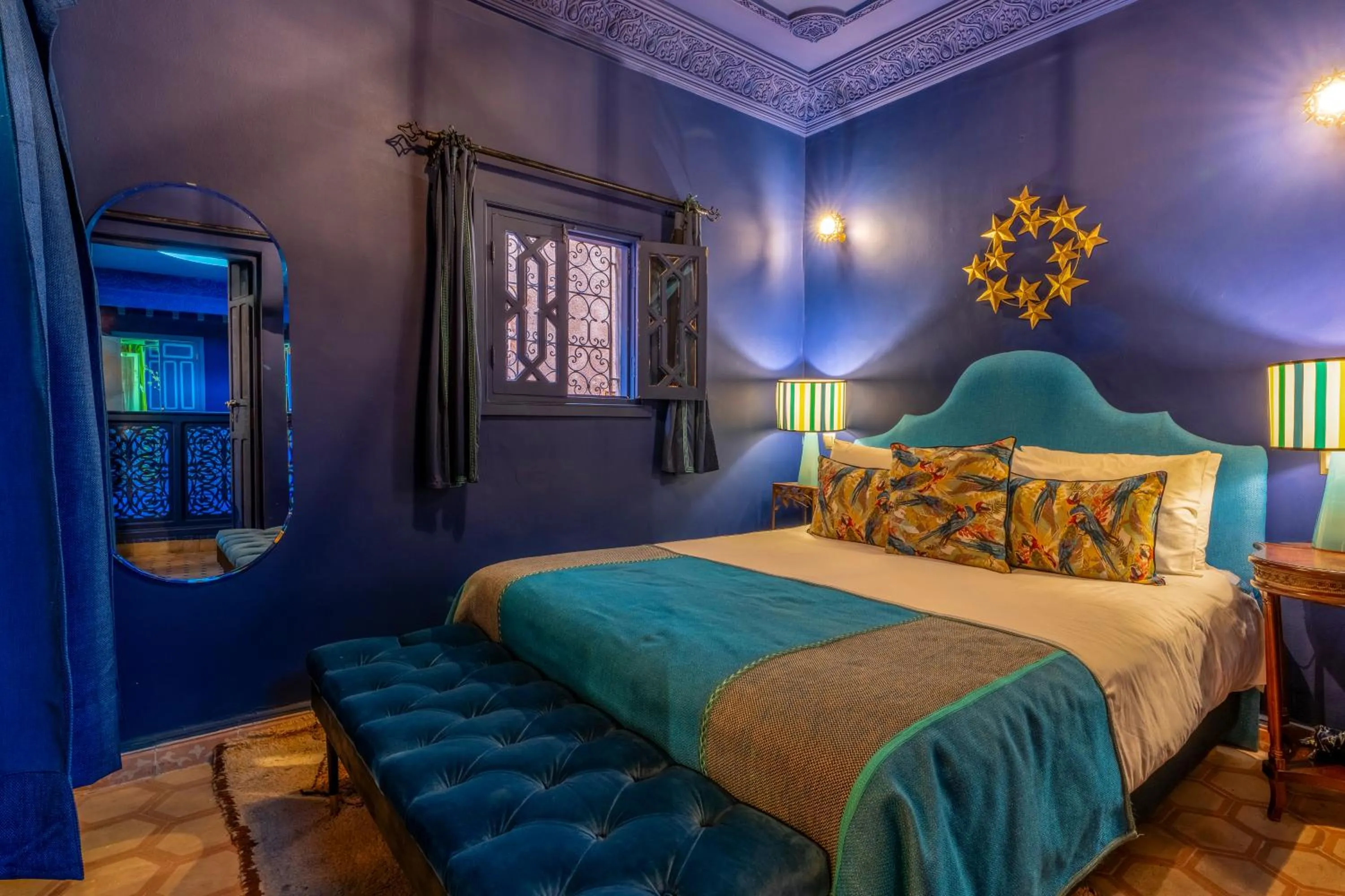 Bedroom, Bed in Riad & Spa Stella Cadente Marrakech