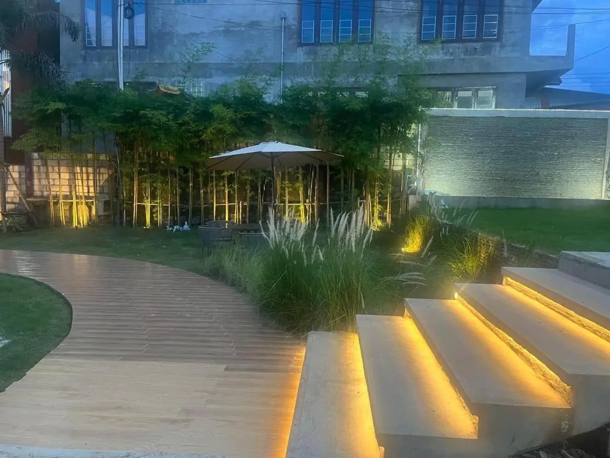 Garden in Remember Vangvieng Hotel