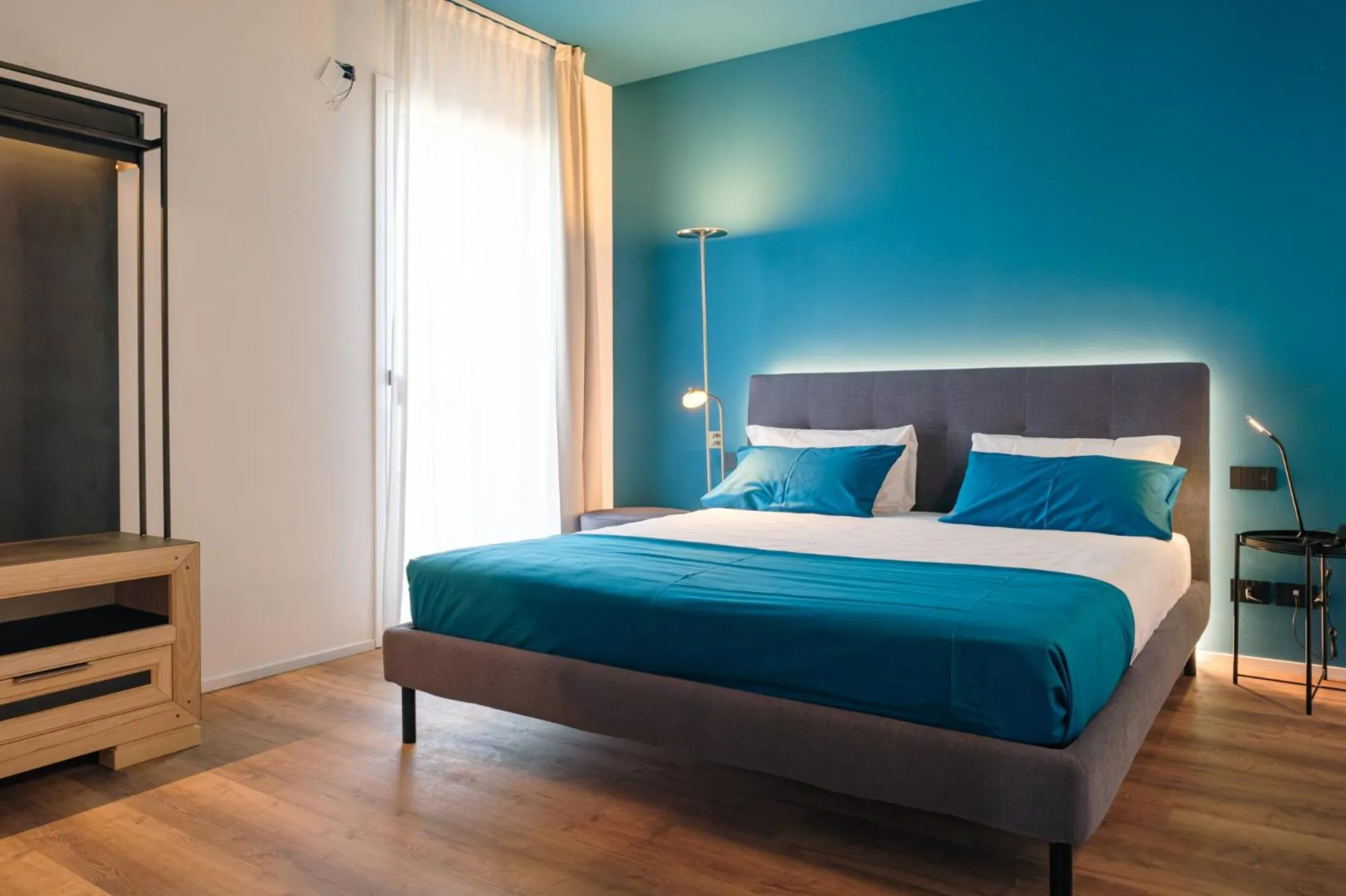 Bedroom, Bed in Camoma Aparthotel - Suites Apartments