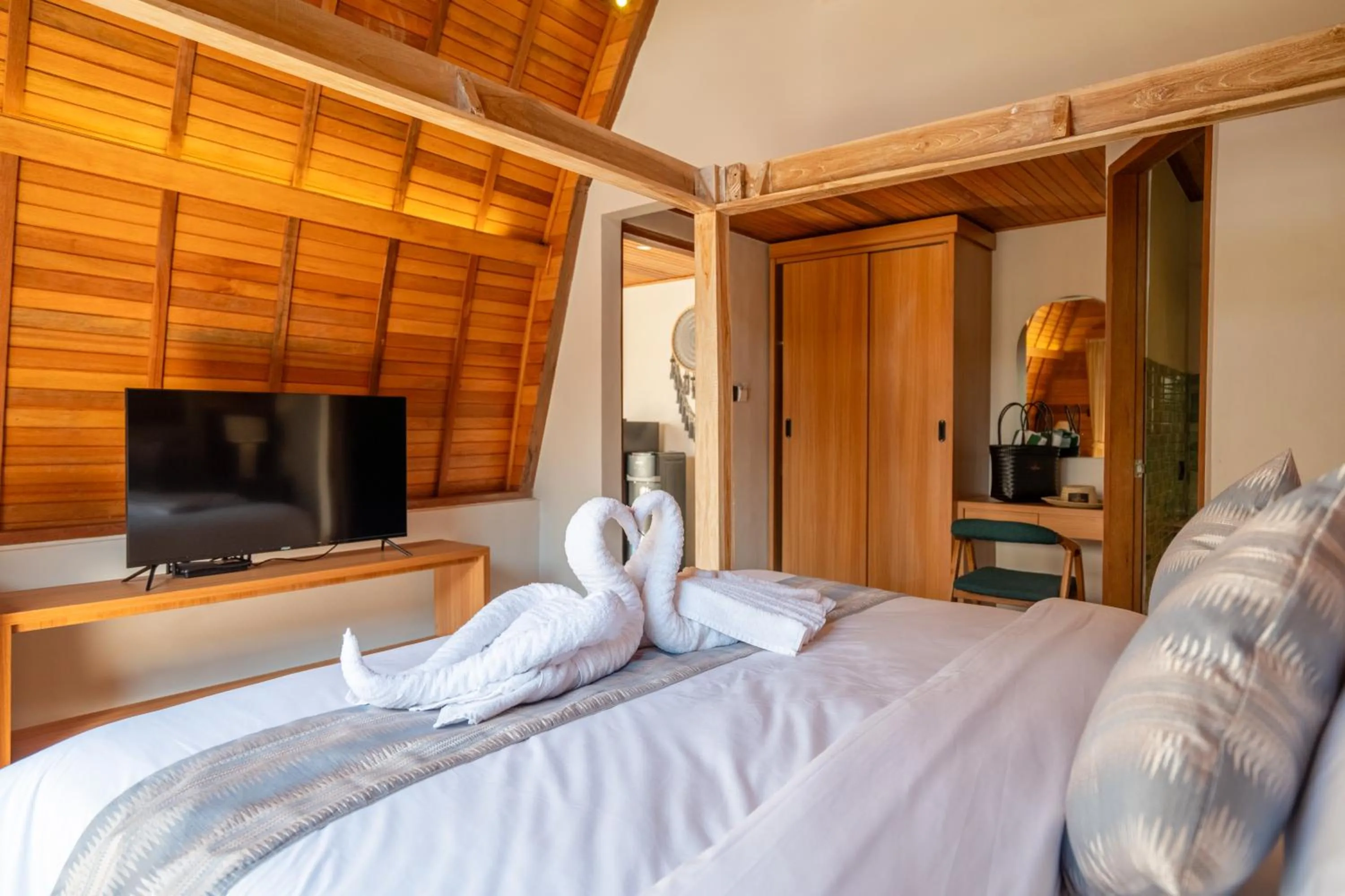 Bed in Abian Klumpu Villa & Spa Sanur Bali